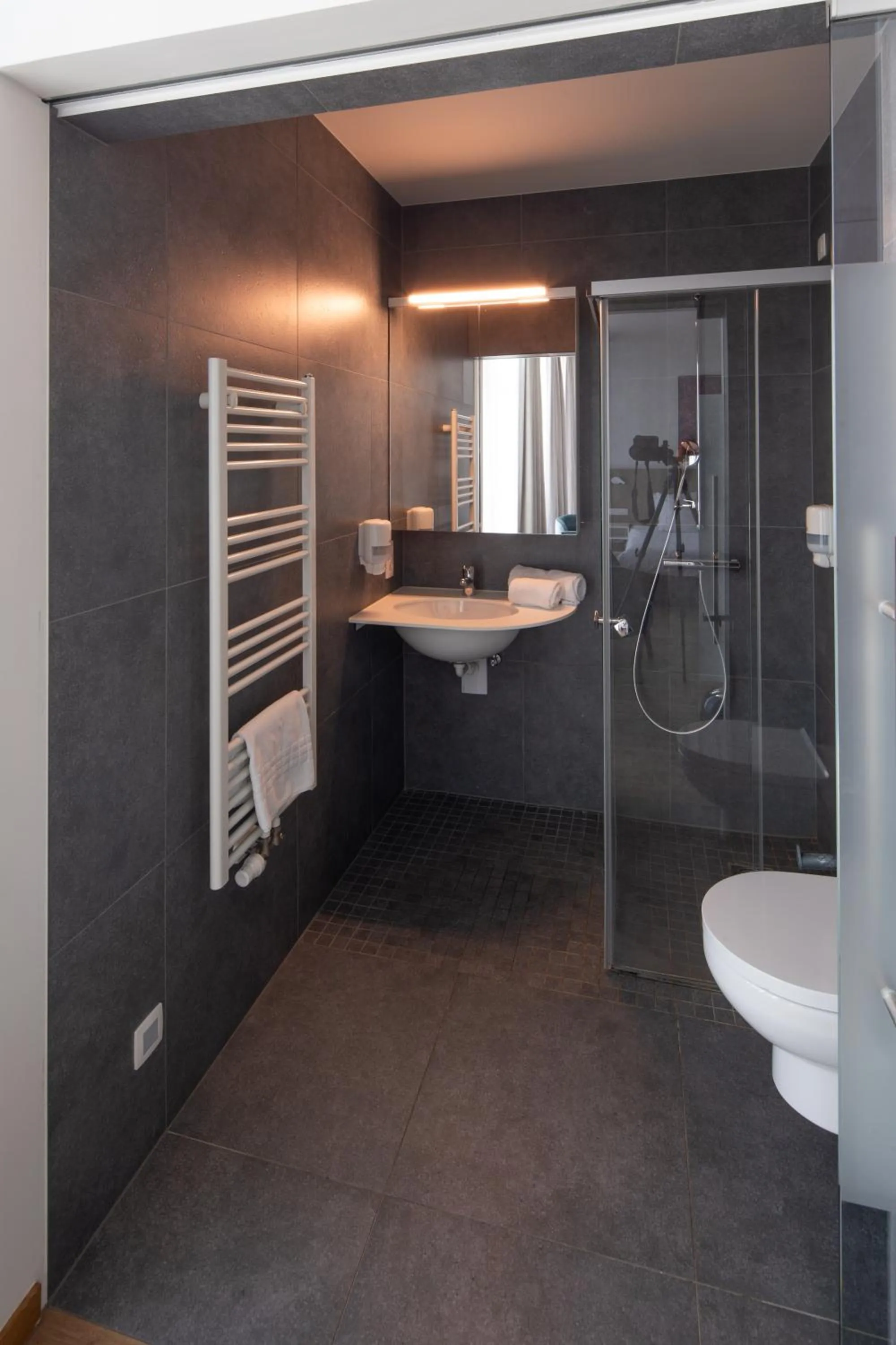 Shower in Hotel Den Briel