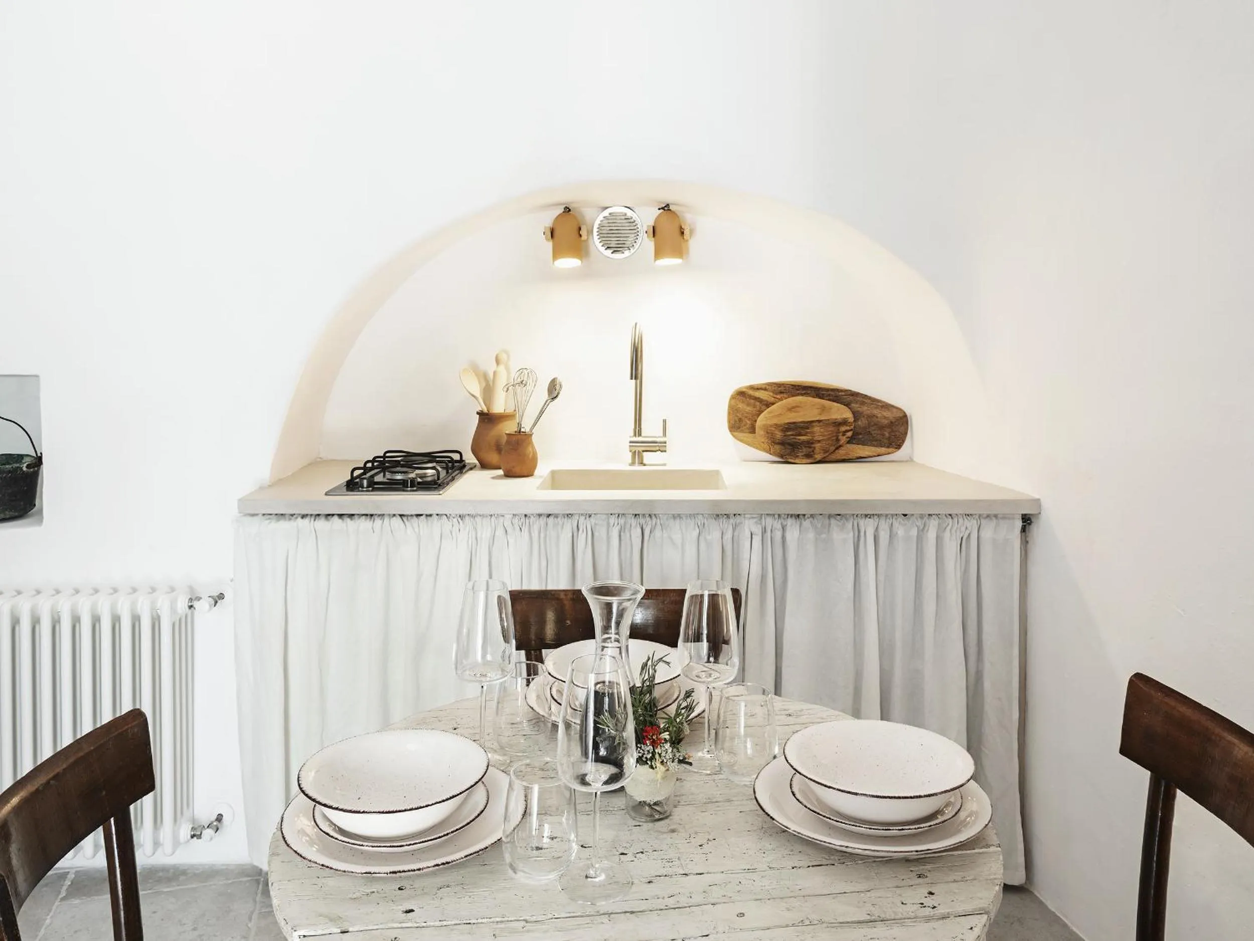Kitchen or kitchenette in Trulli Del Bosco