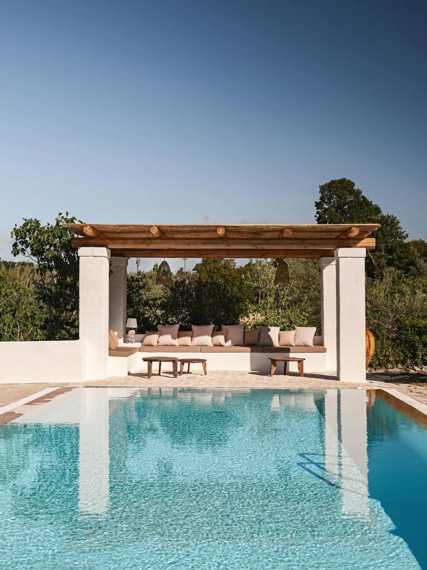 Swimming pool in Trulli Del Bosco