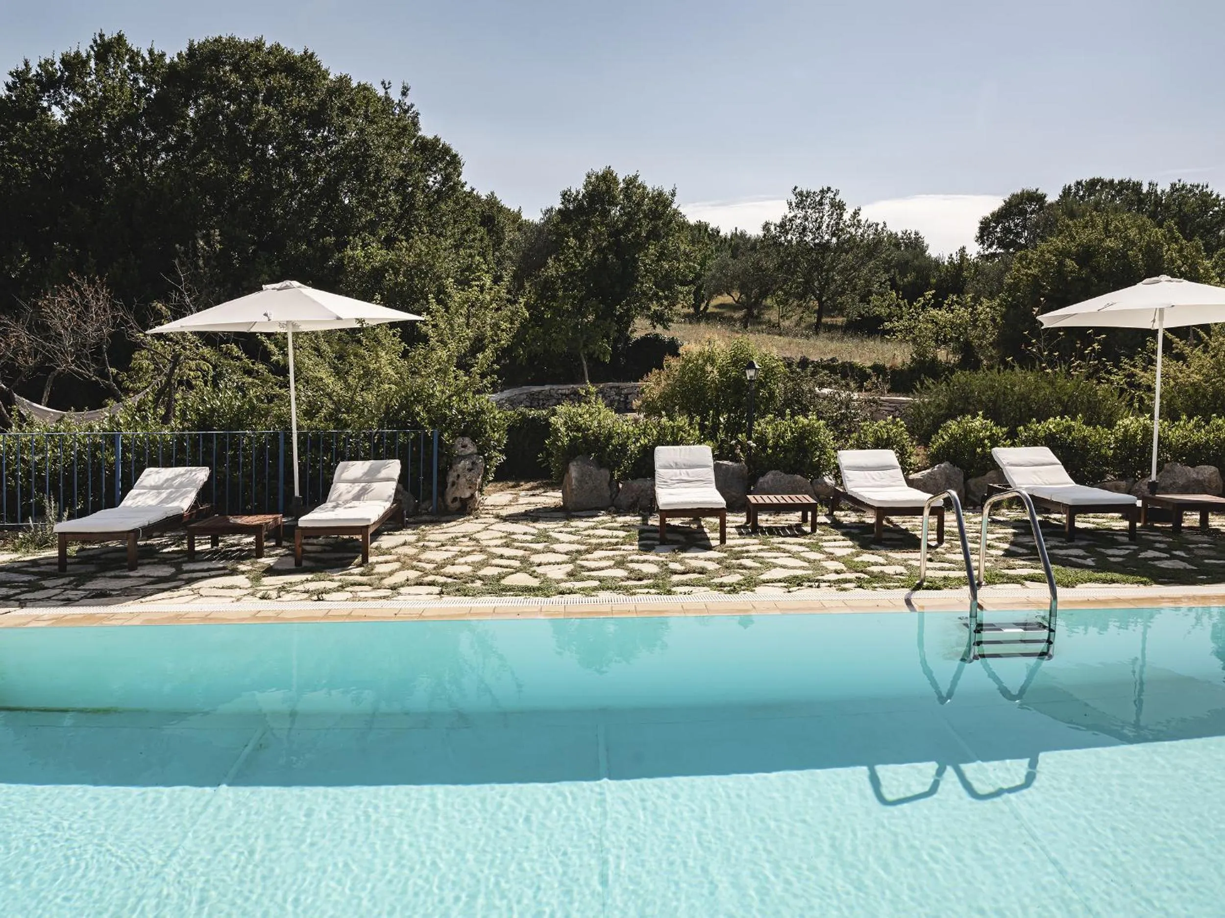 Swimming pool in Trulli Del Bosco