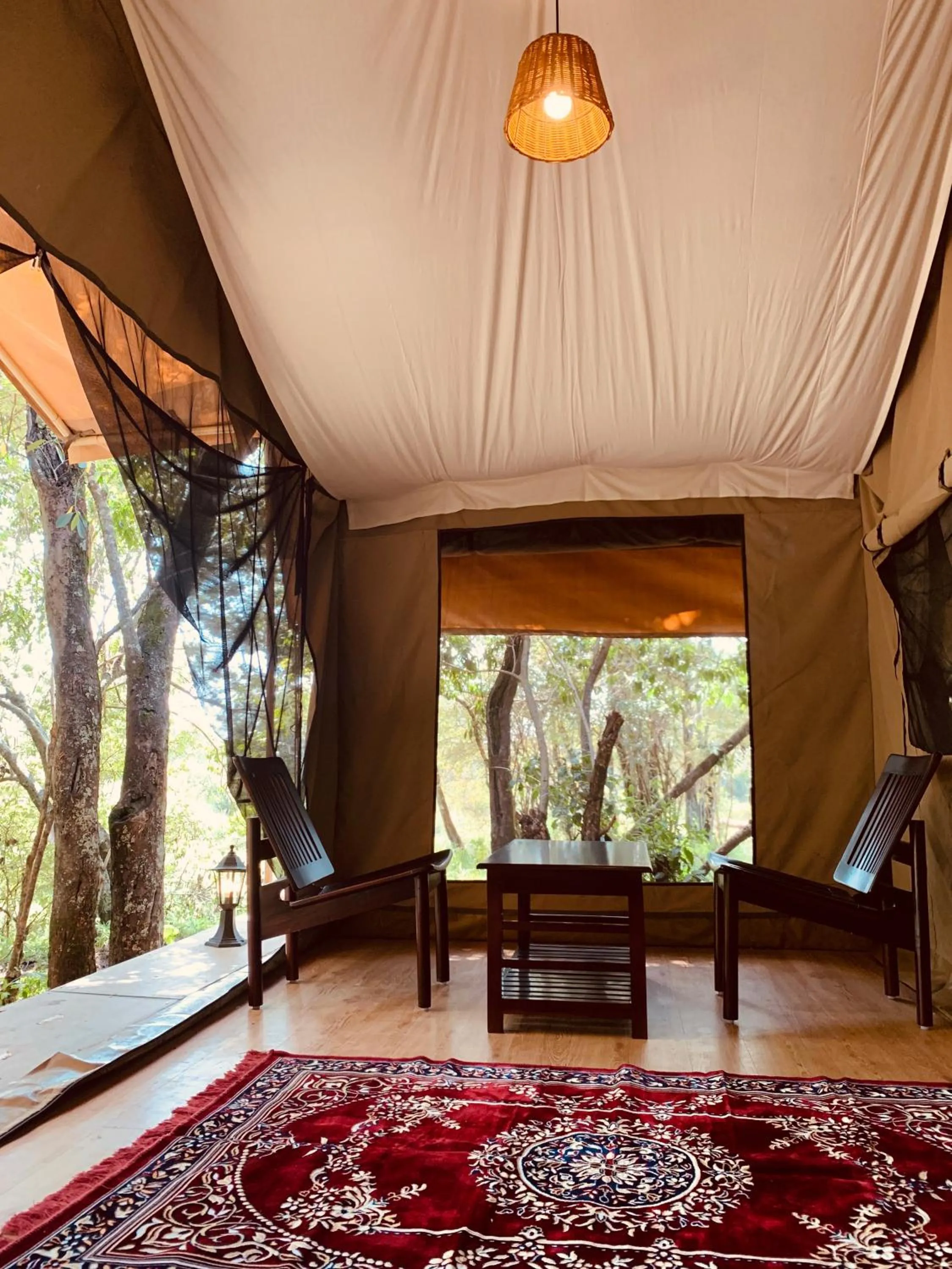 Patio in Lorian safari camp limited