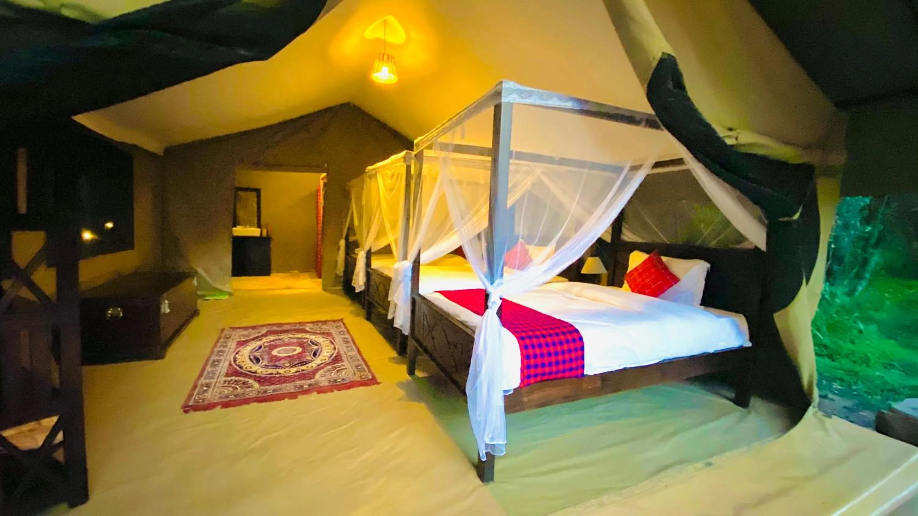 Bed in Lorian safari camp limited
