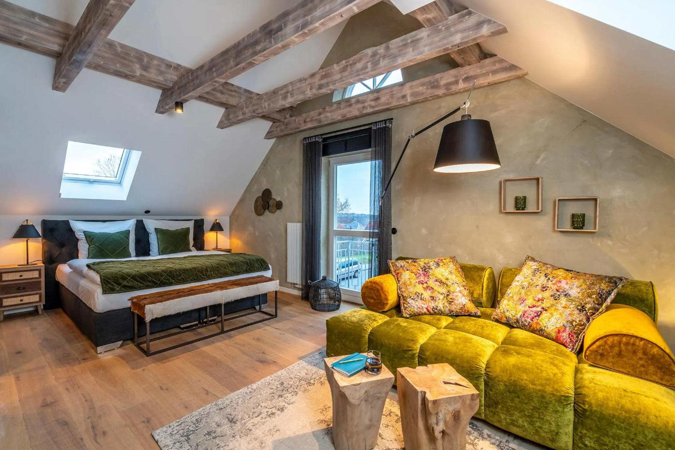 Photo of the whole room, Bed in Apart Hotel Wasserturm