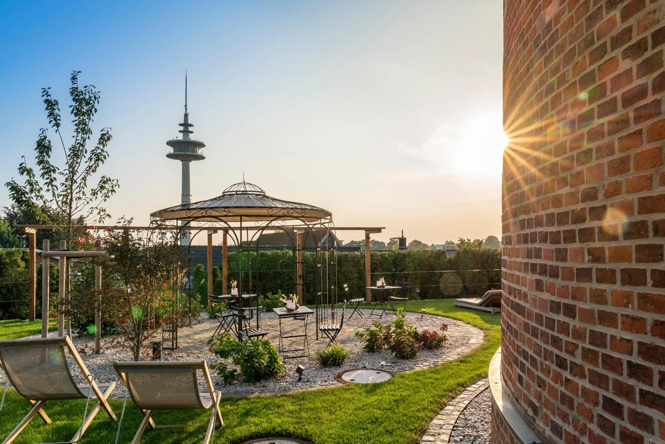 Garden in Apart Hotel Wasserturm