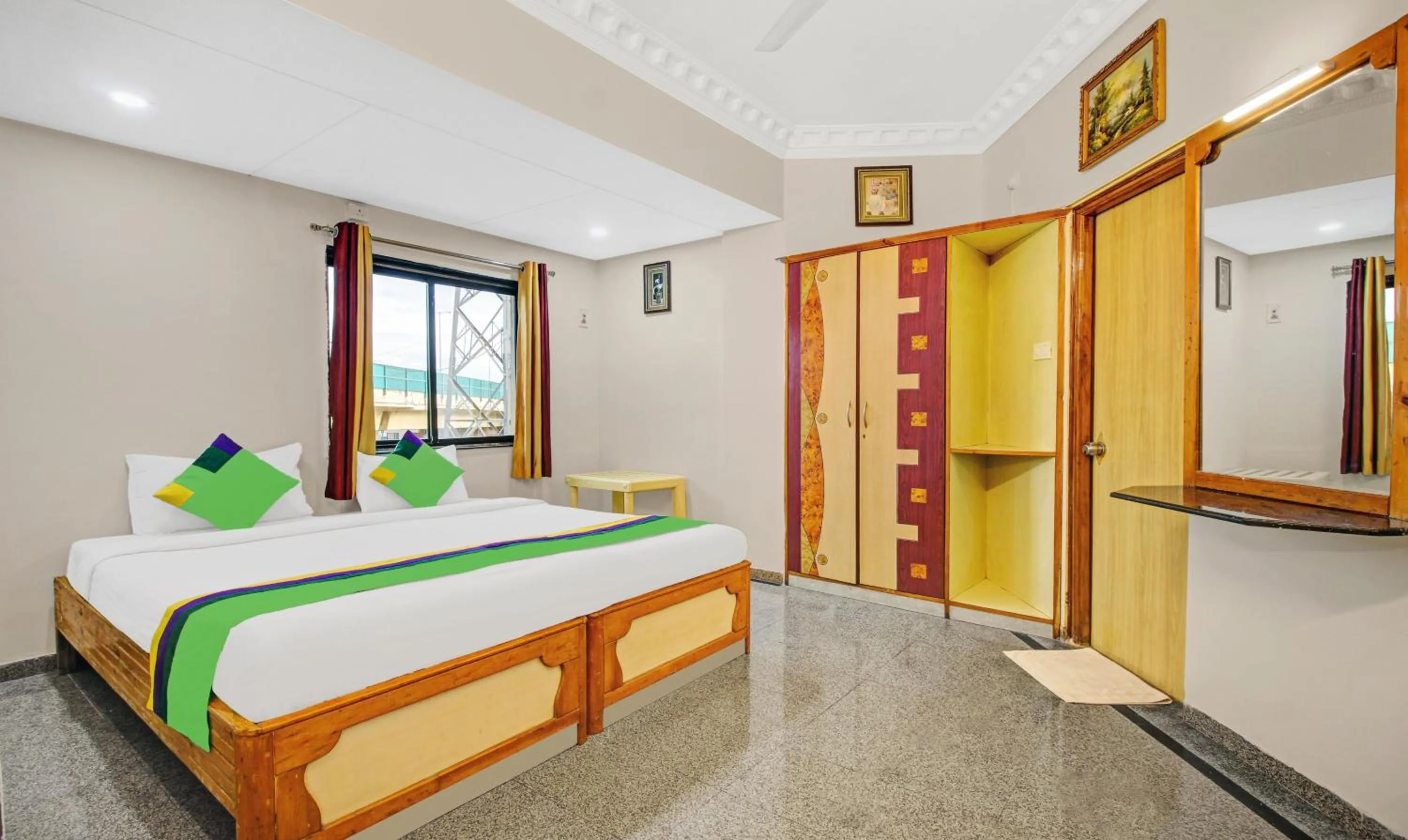 Bedroom, Bed in Treebo Eagle Executive