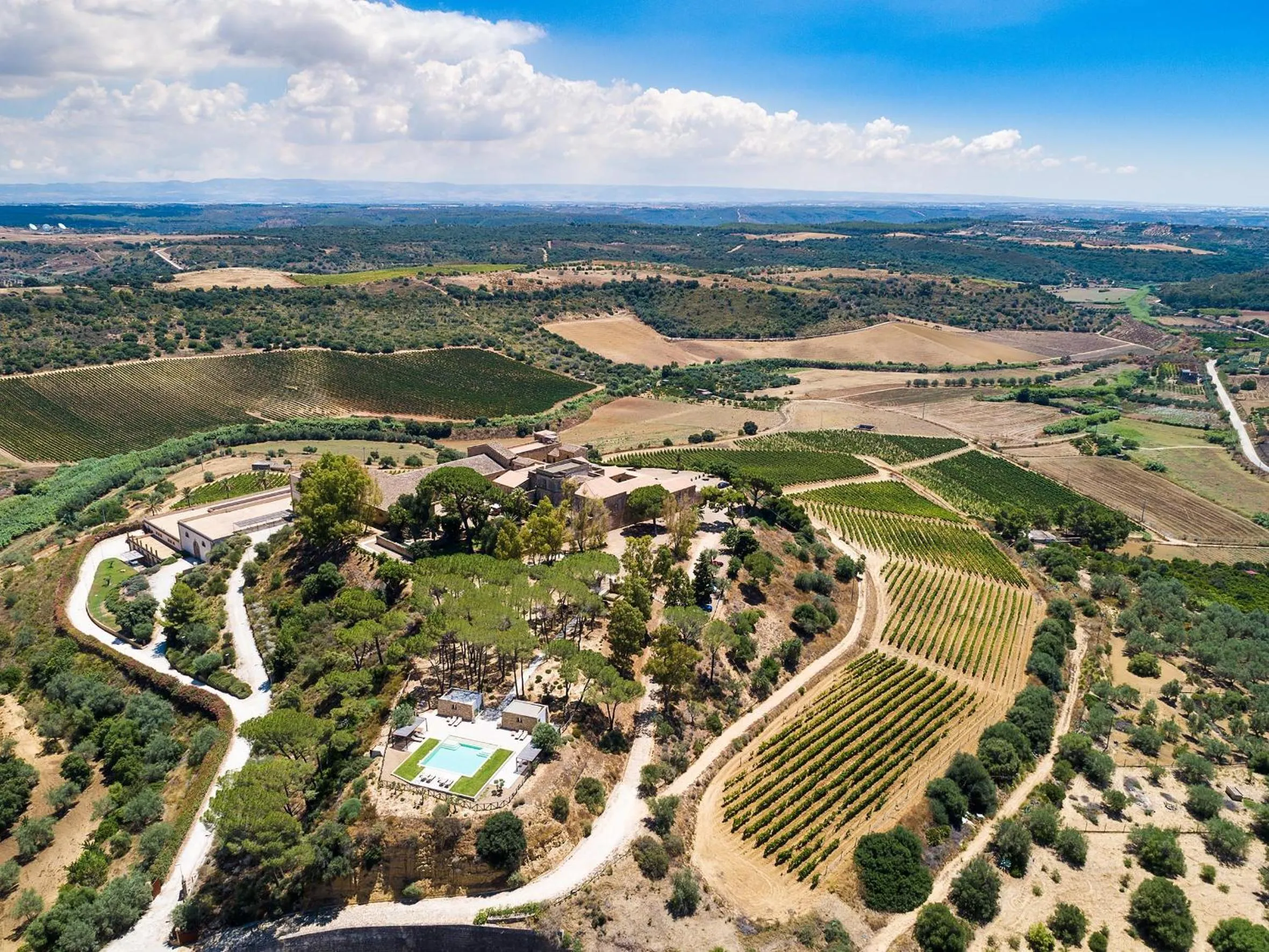 Bird's eye view in Wine Relais Feudi Del Pisciotto