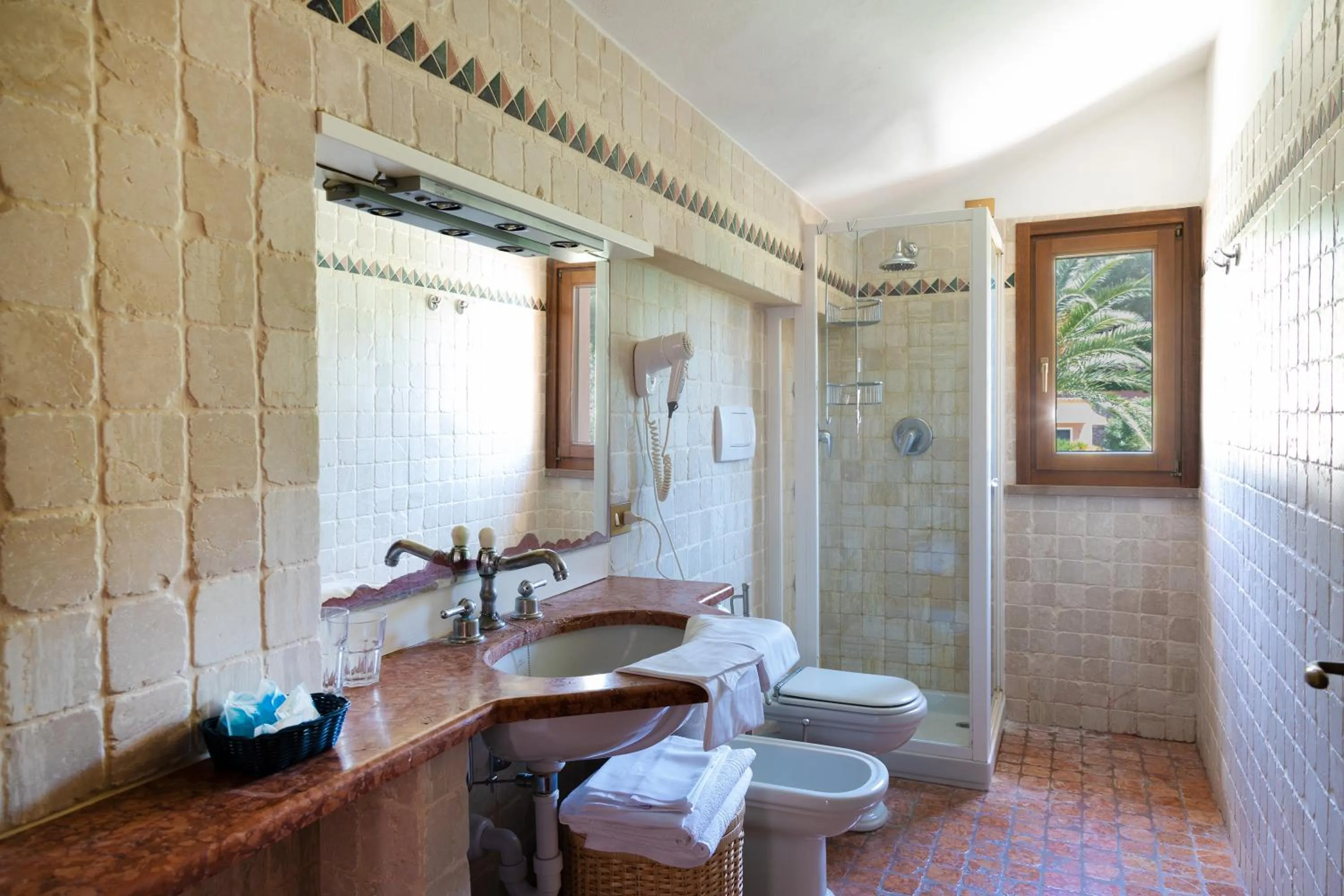 Toilet in Country Hotel Residence Da Pilade