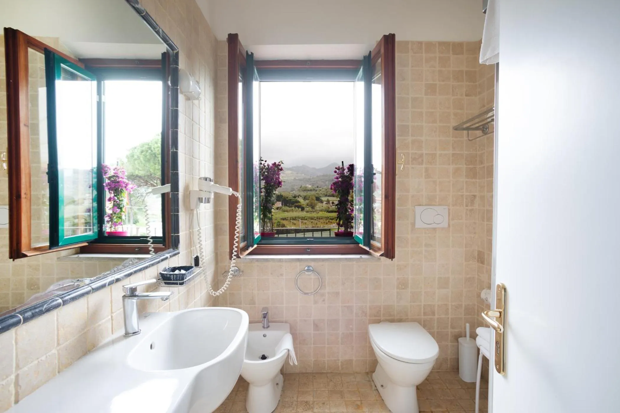 Shower in Country Hotel Residence Da Pilade