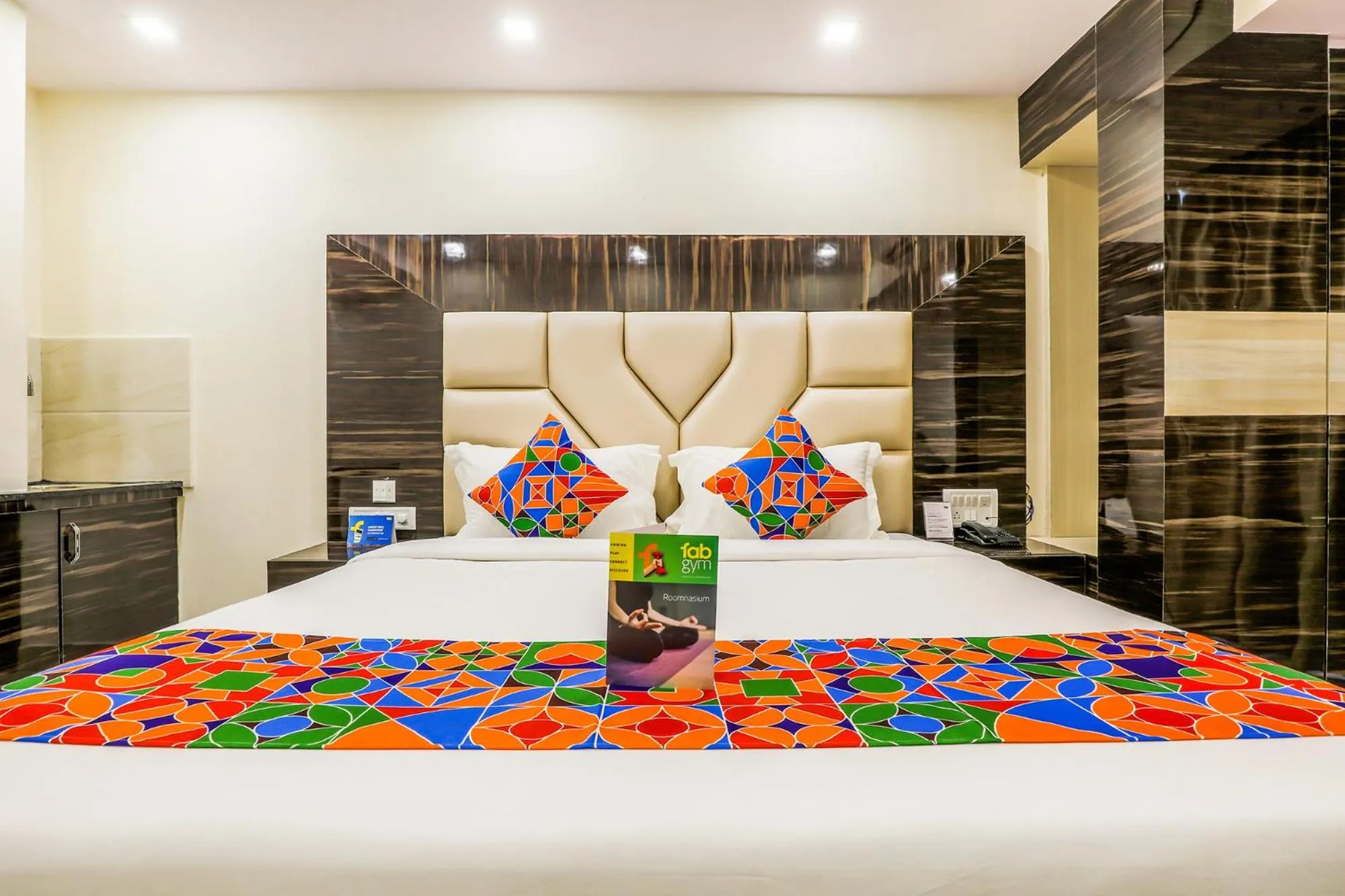 Bedroom, Bed in FabHotel Crown Heights - Nr Koramangala Club