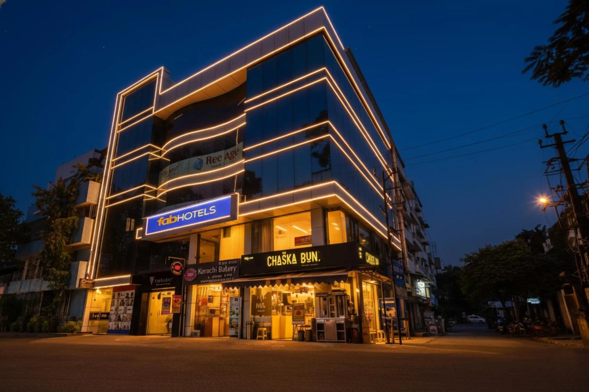 Property building in FabHotel Crown Heights - Nr Koramangala Club