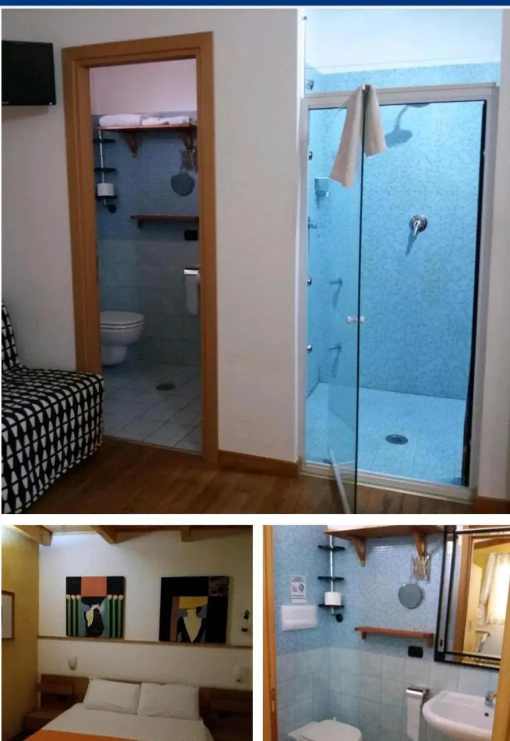 Triple Room with City View in Villa Mola Bed And Breakfast Triple Room with City View in Villa Mola Bed And Breakfast