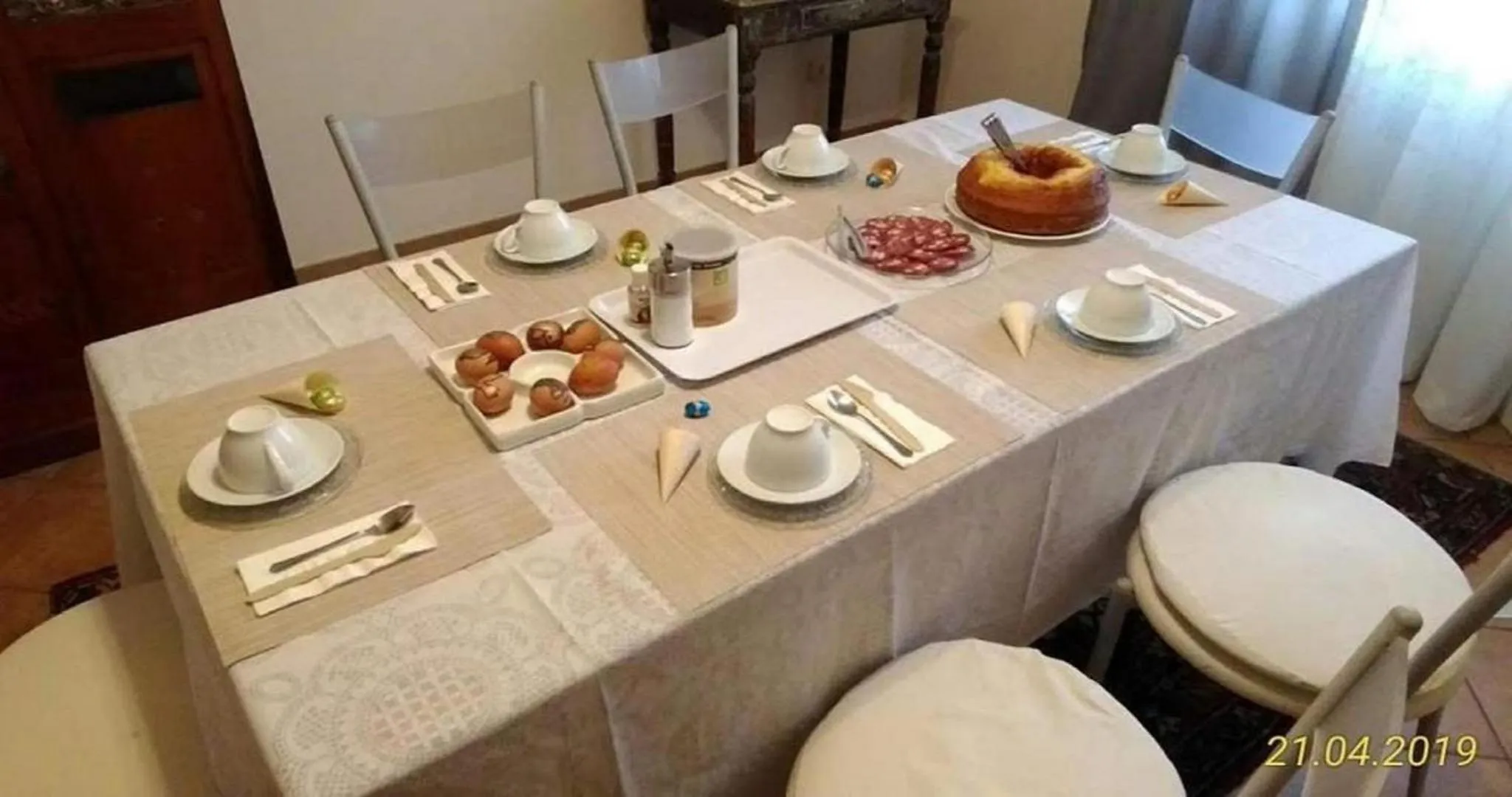 Food and drinks in Fabiola B & B