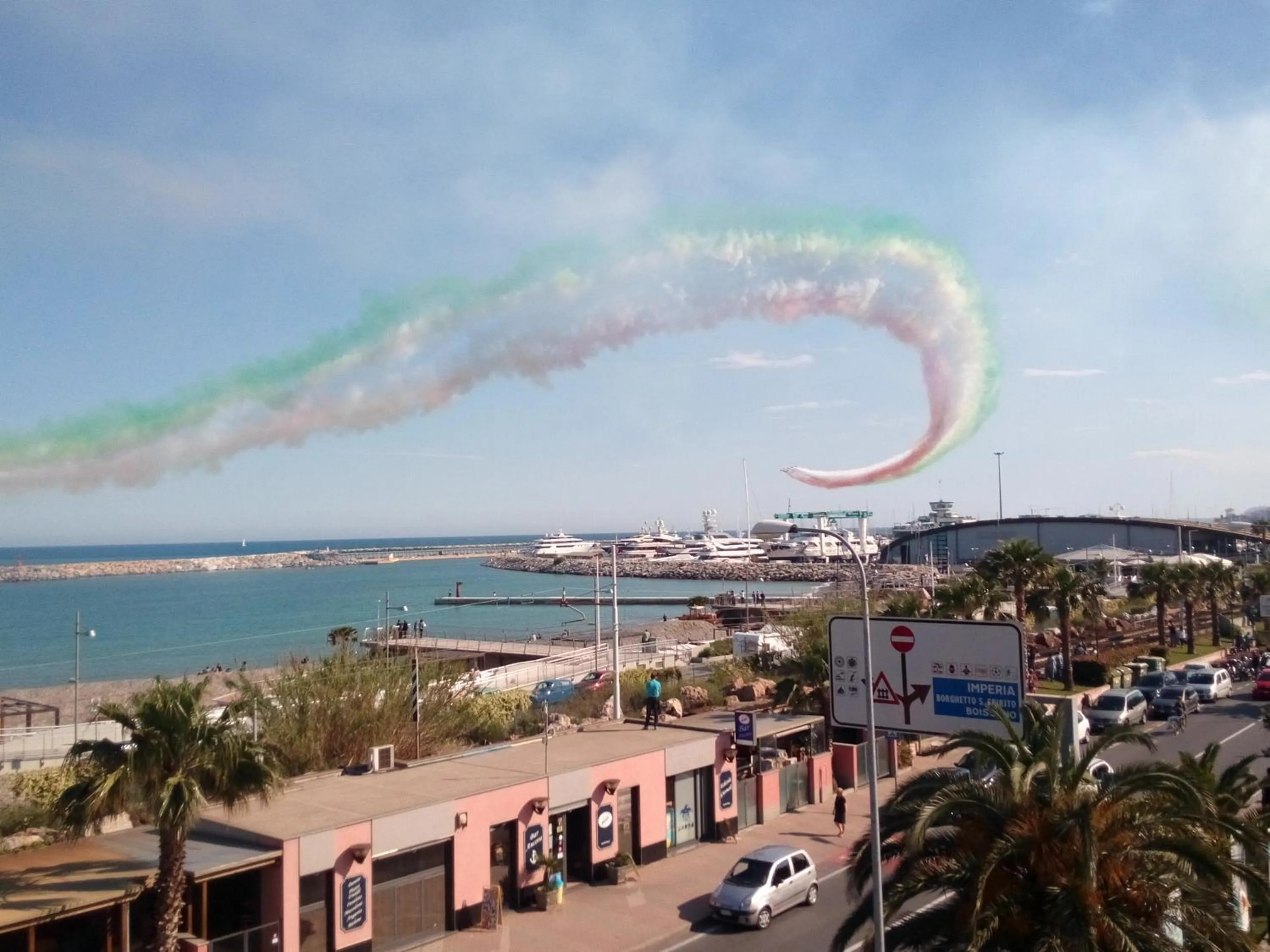 View (from property/room) in Residence Colibrì Family & Bike