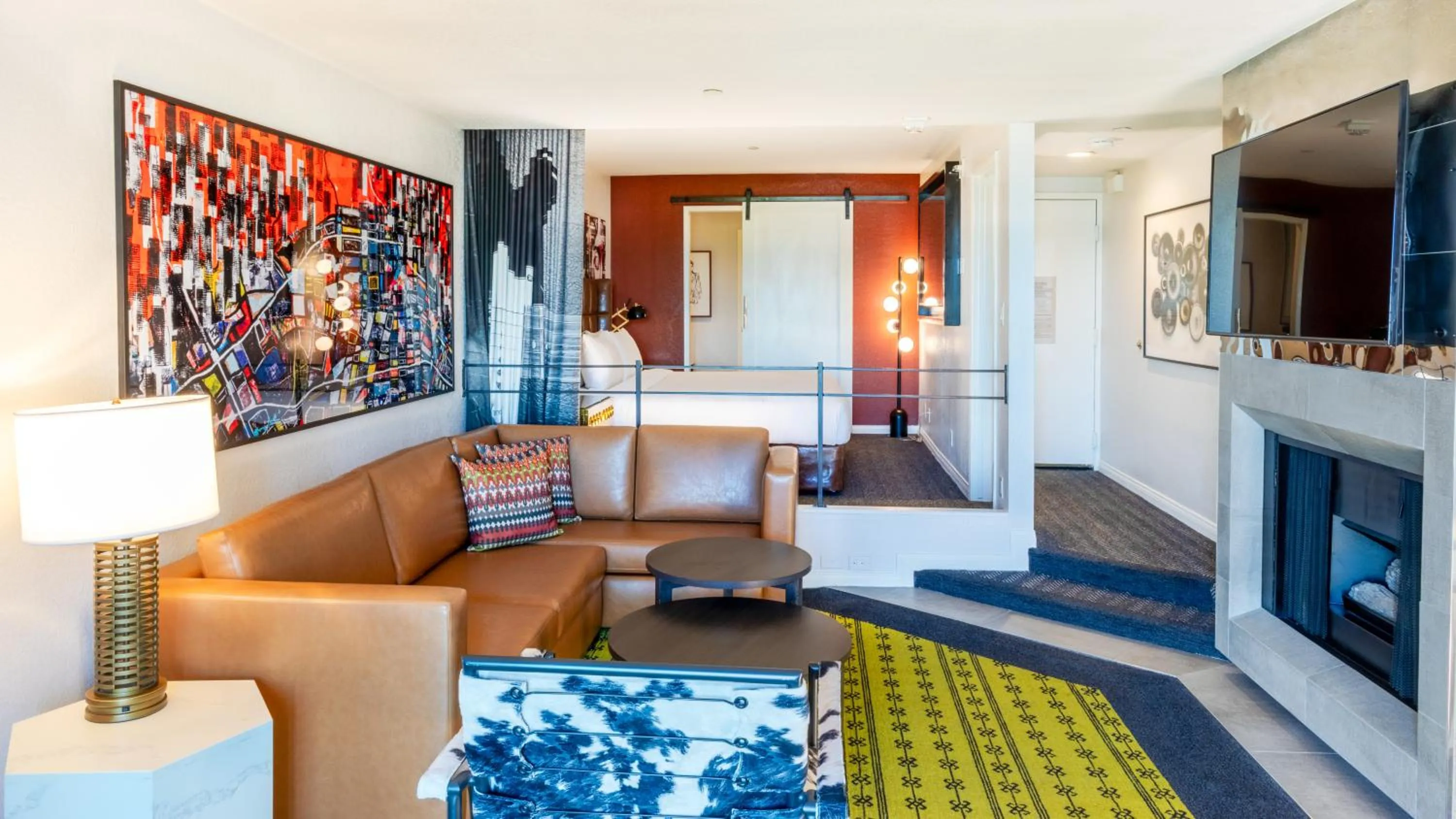 Living room in Montrose at Beverly Hills