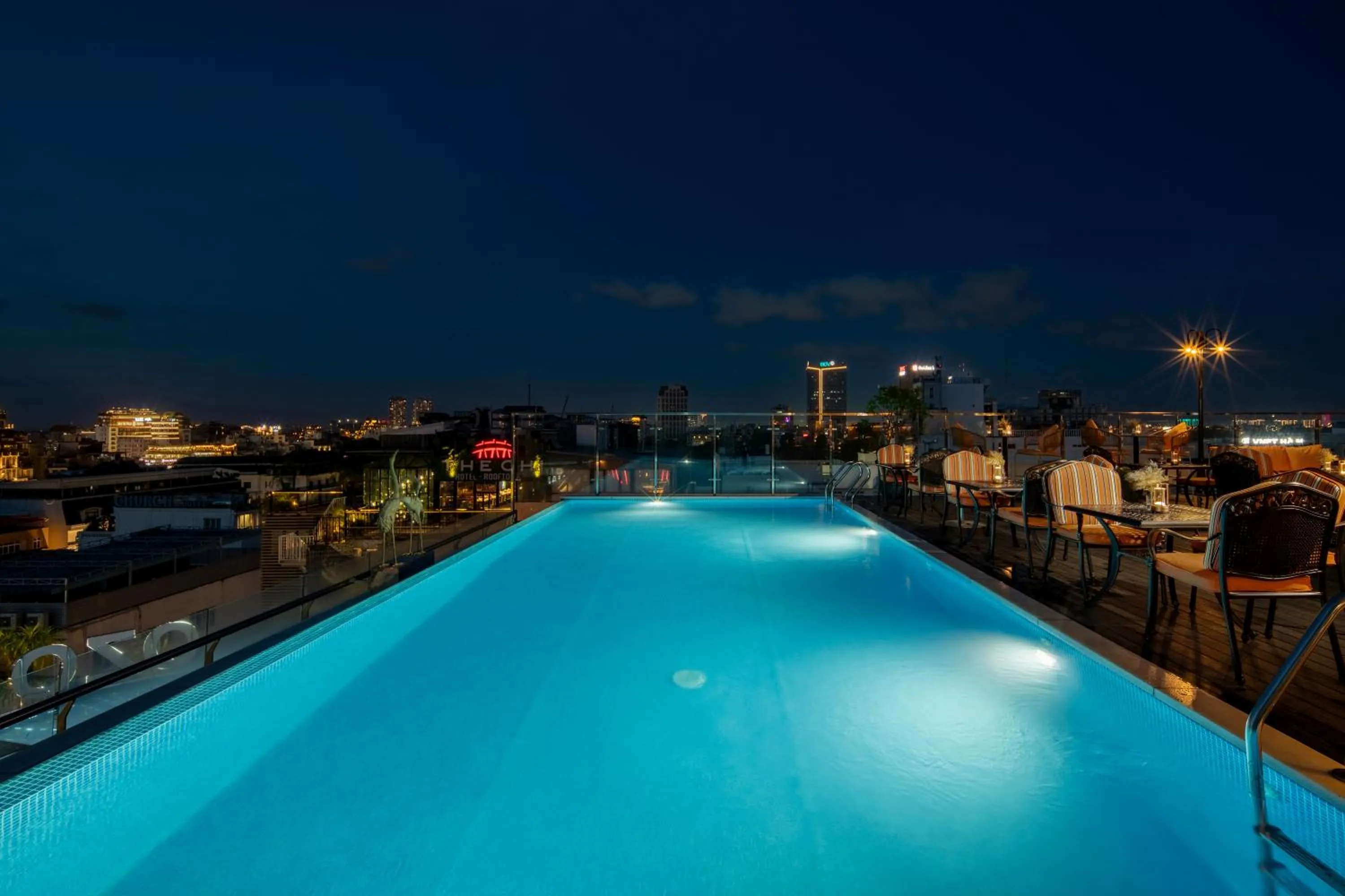 Pool view in Anatole Hotel Hanoi