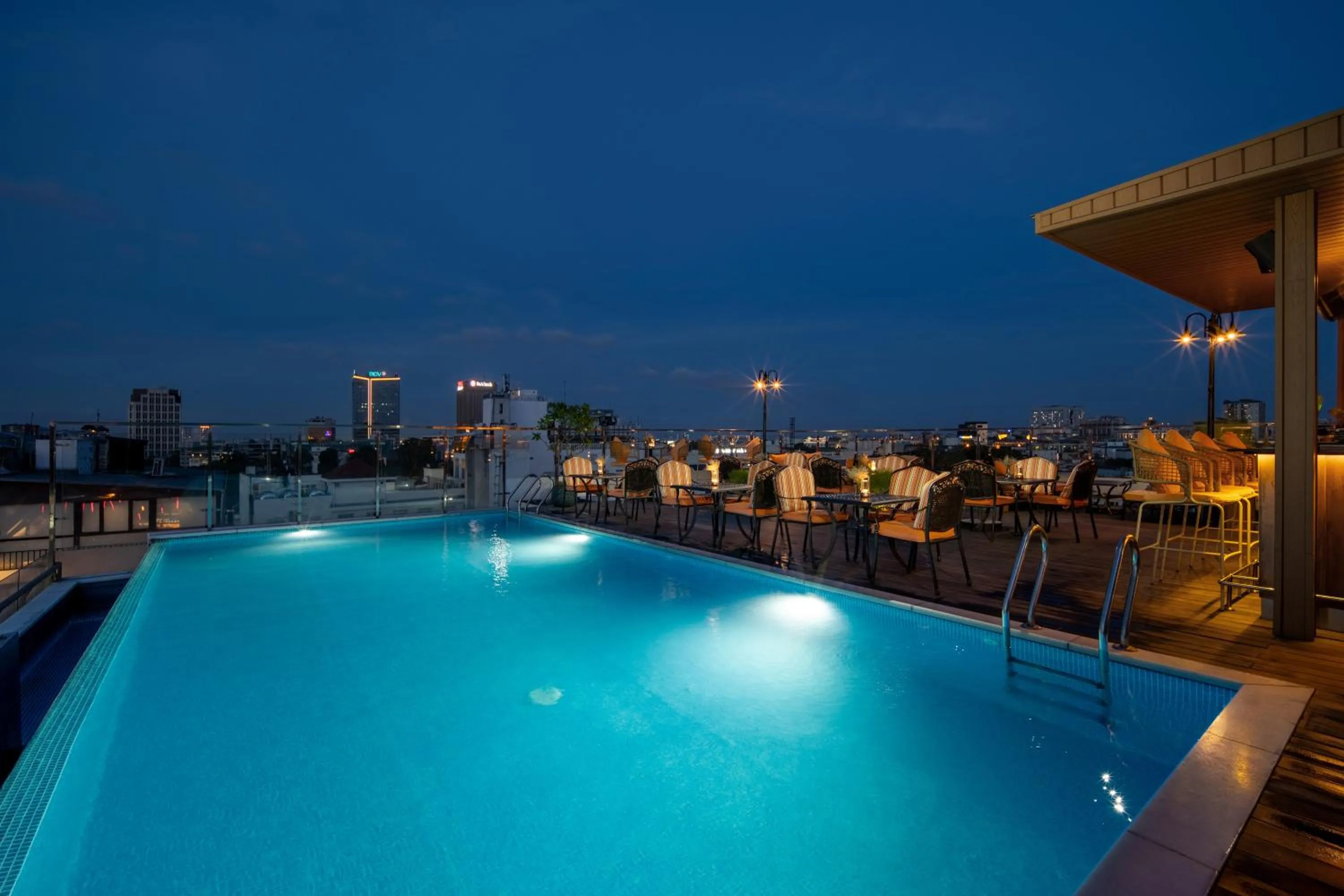 Pool view in Anatole Hotel Hanoi