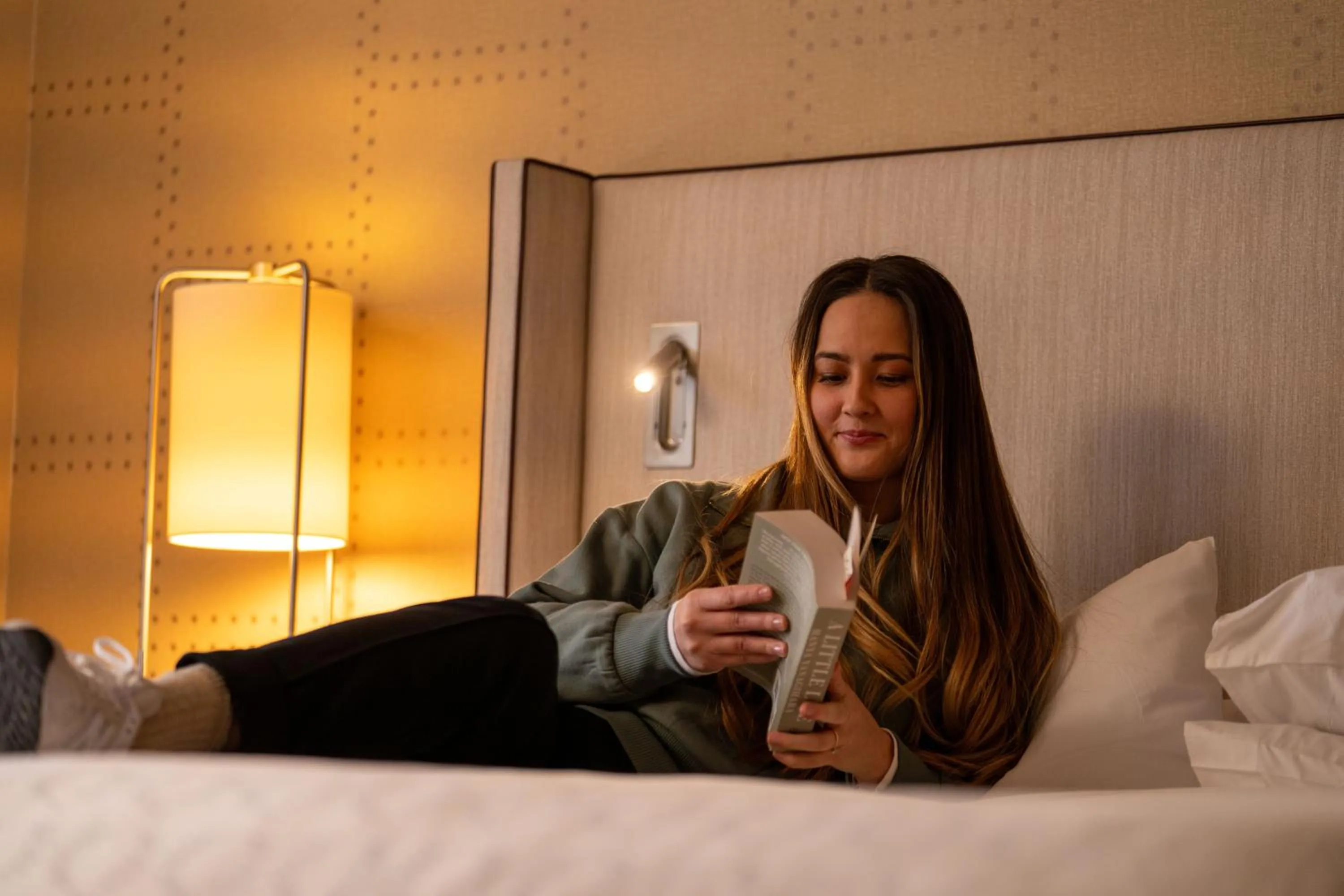 Bed in Sheraton Grand Seattle