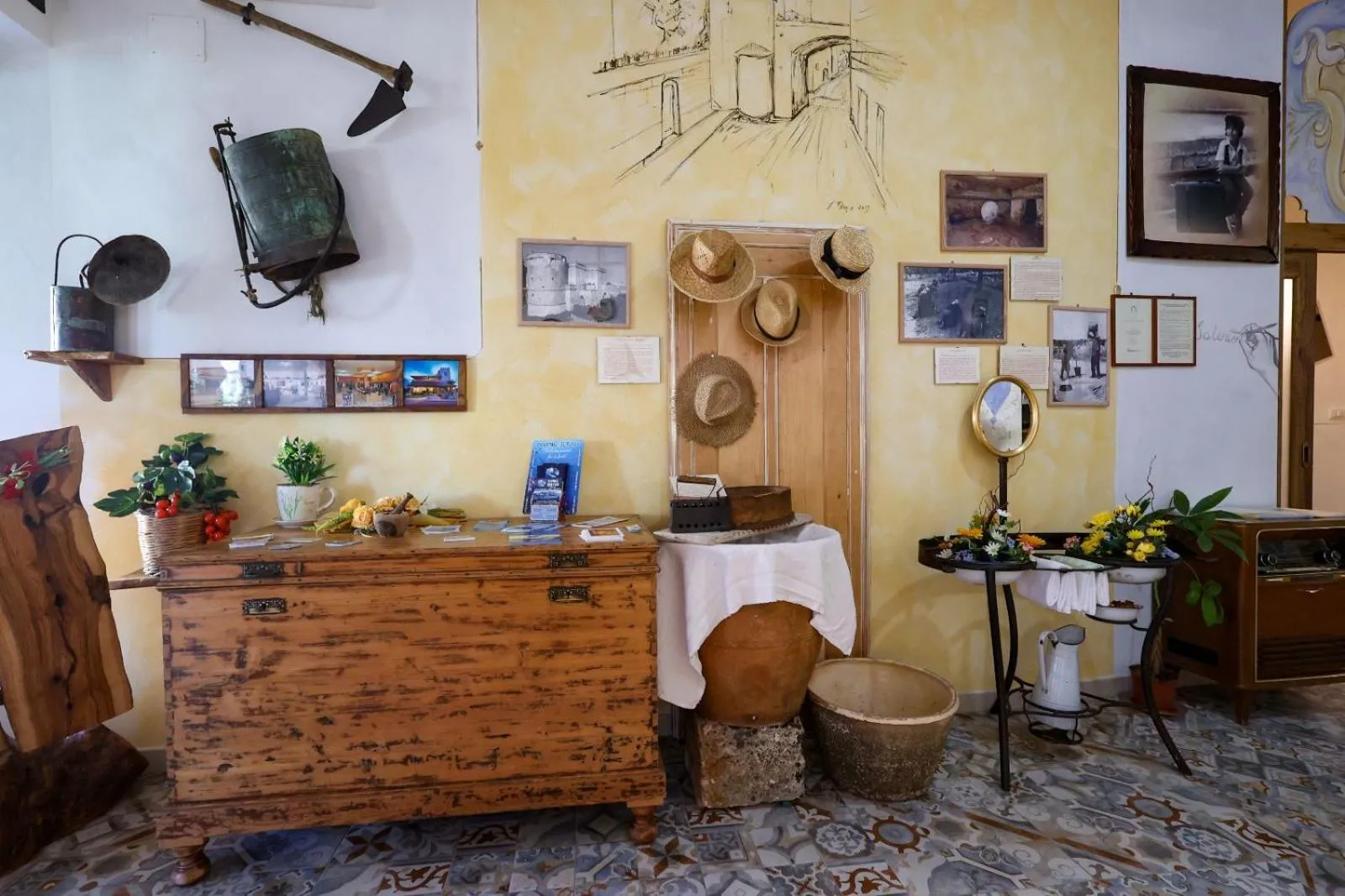 Lobby or reception in Antico Borgo Marchese