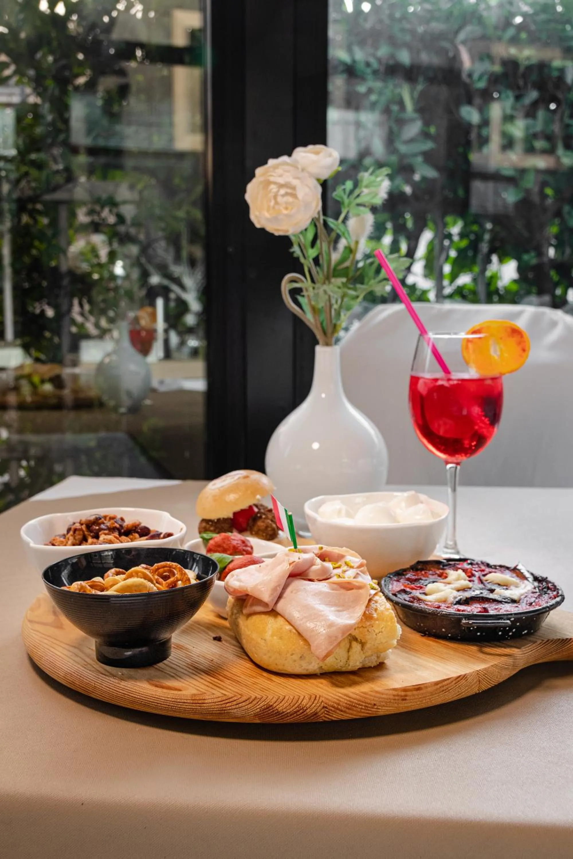 Food close-up in Meeting Hotel