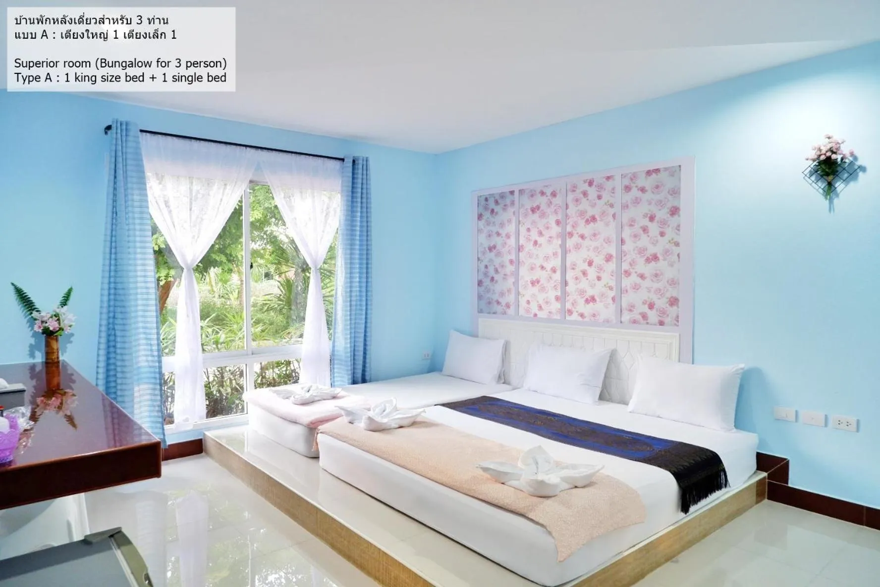 Bedroom, Bed in Bali Boutique Hotel Suratthani