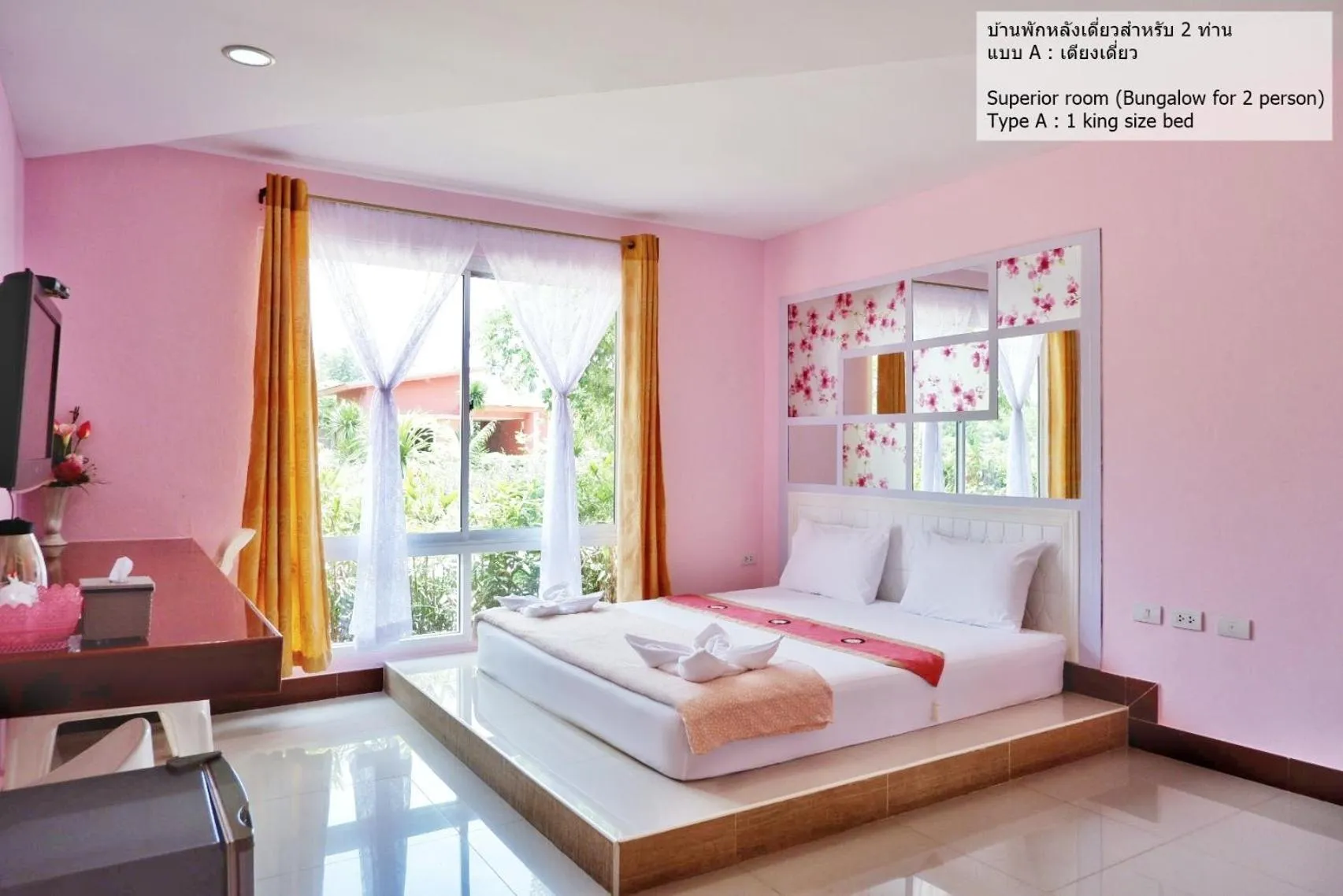 Bedroom, Bed in Bali Boutique Hotel Suratthani