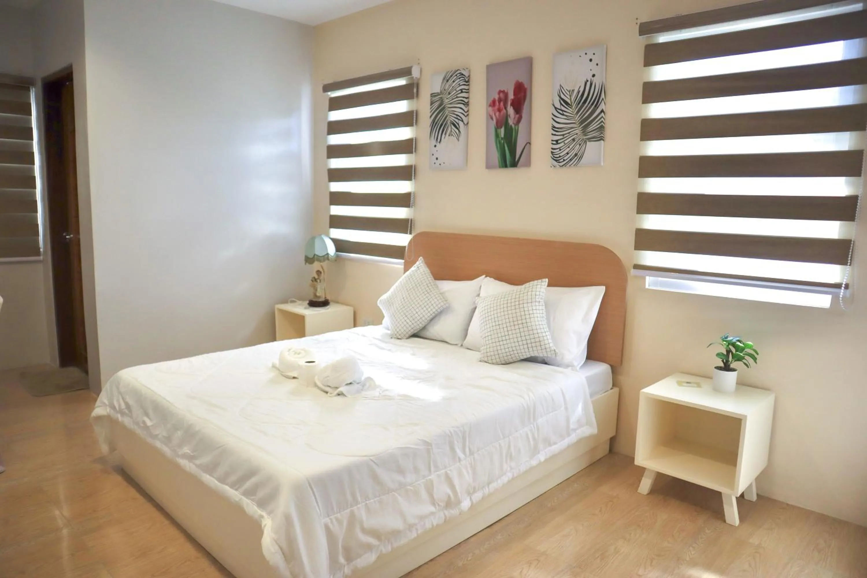 Bed in Casa Bicolandia Suites