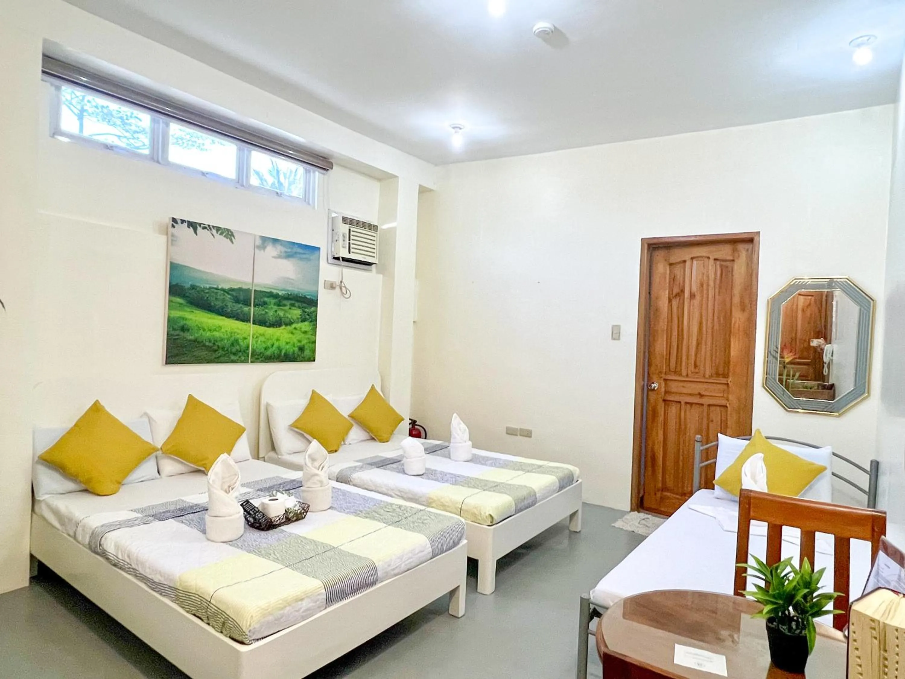 Bed in Casa Bicolandia Suites