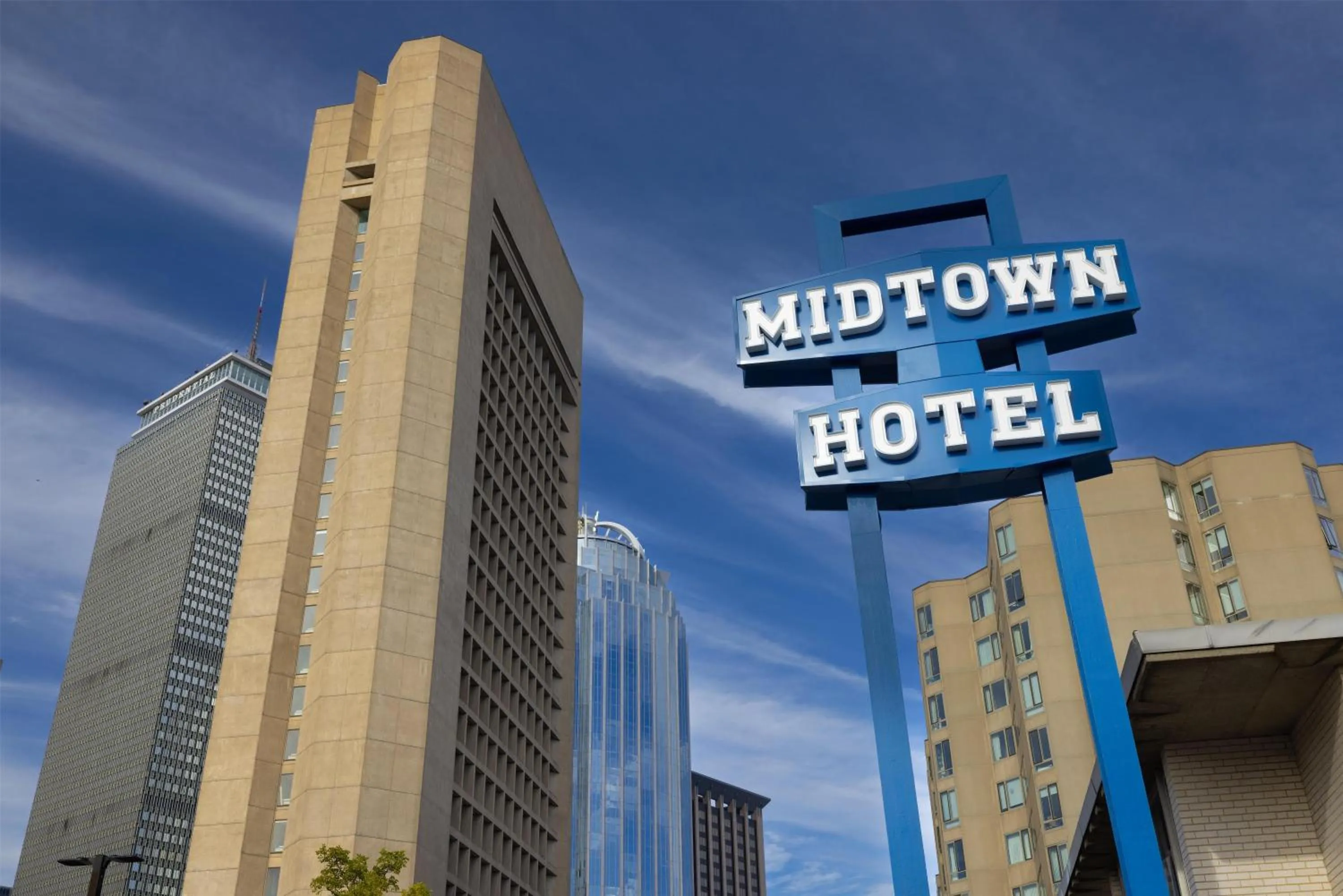 Property building in The Midtown Hotel MOD Collection by Sonesta