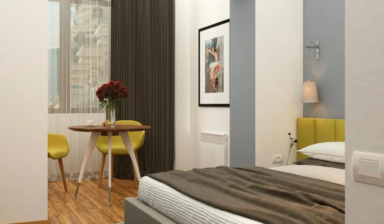 Bed in Centric Baku Boutique Hotel