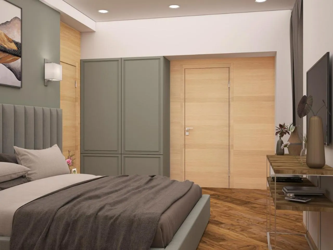 Bed in Centric Baku Boutique Hotel