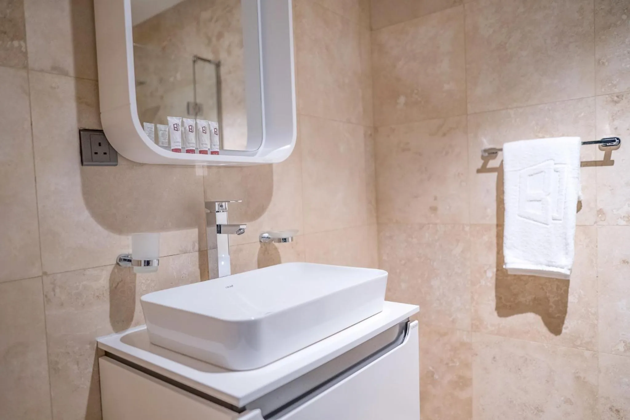 Bathroom in Bel Air Crest Hotel & Suites