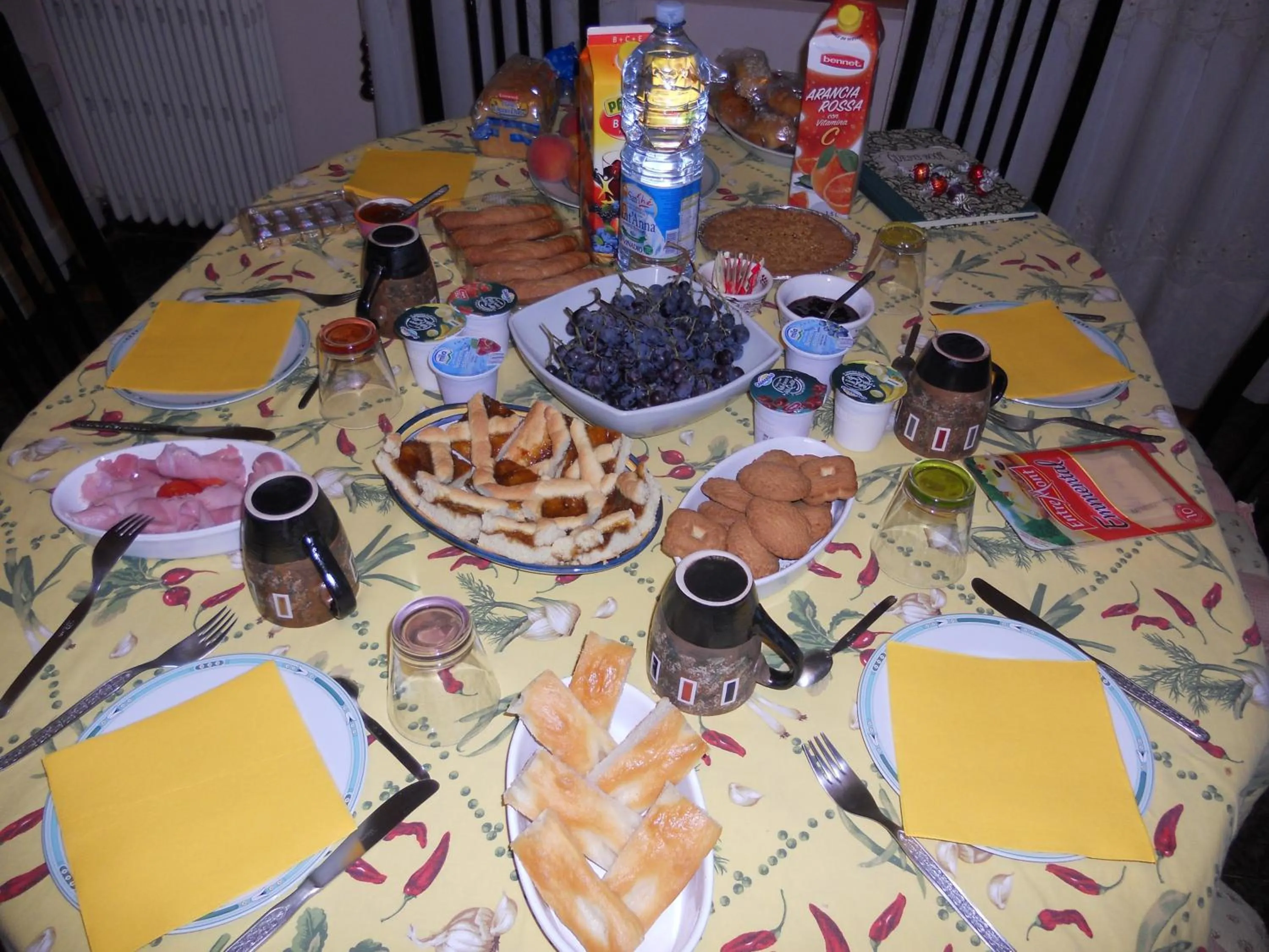 Food in B&B Pervinca