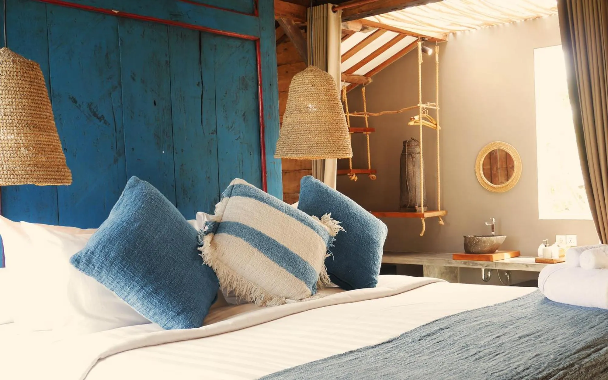 Bed in Amar Boutique Hotel