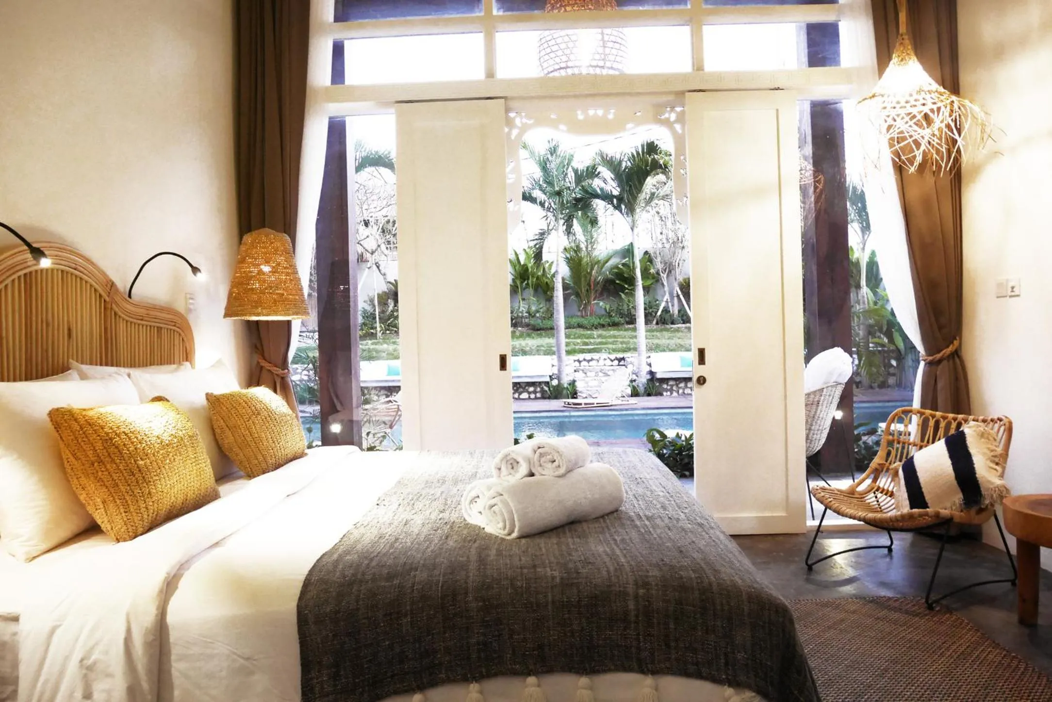 Bed in Amar Boutique Hotel