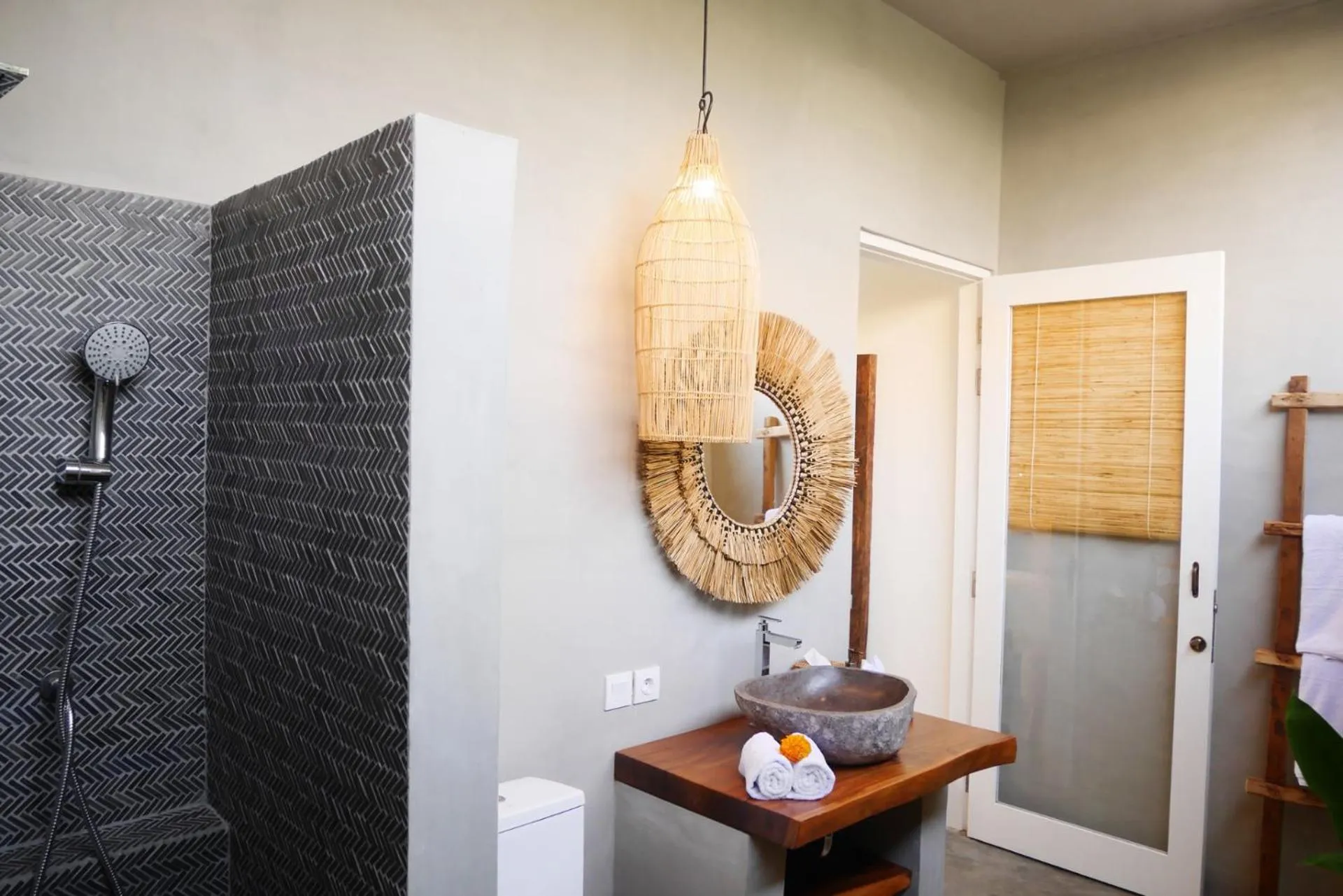 Shower in Amar Boutique Hotel