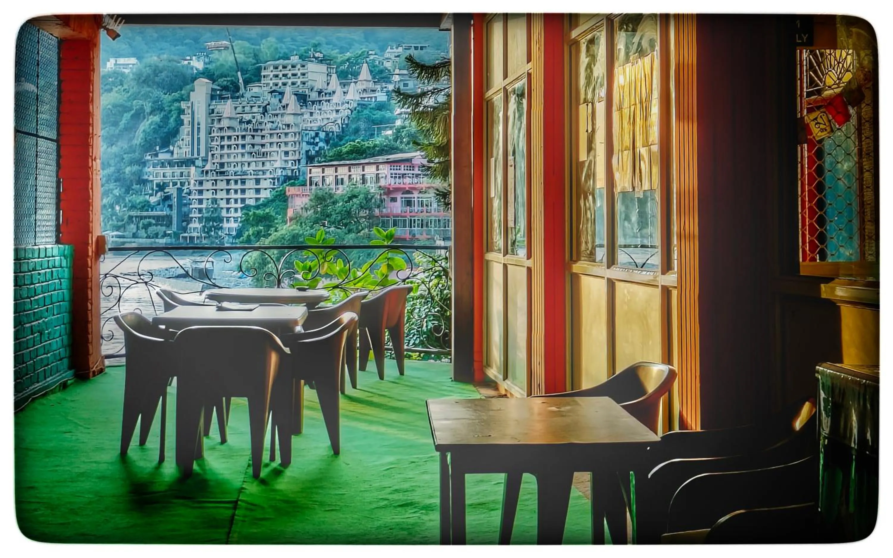 View (from property/room) in Hotel Ganga View