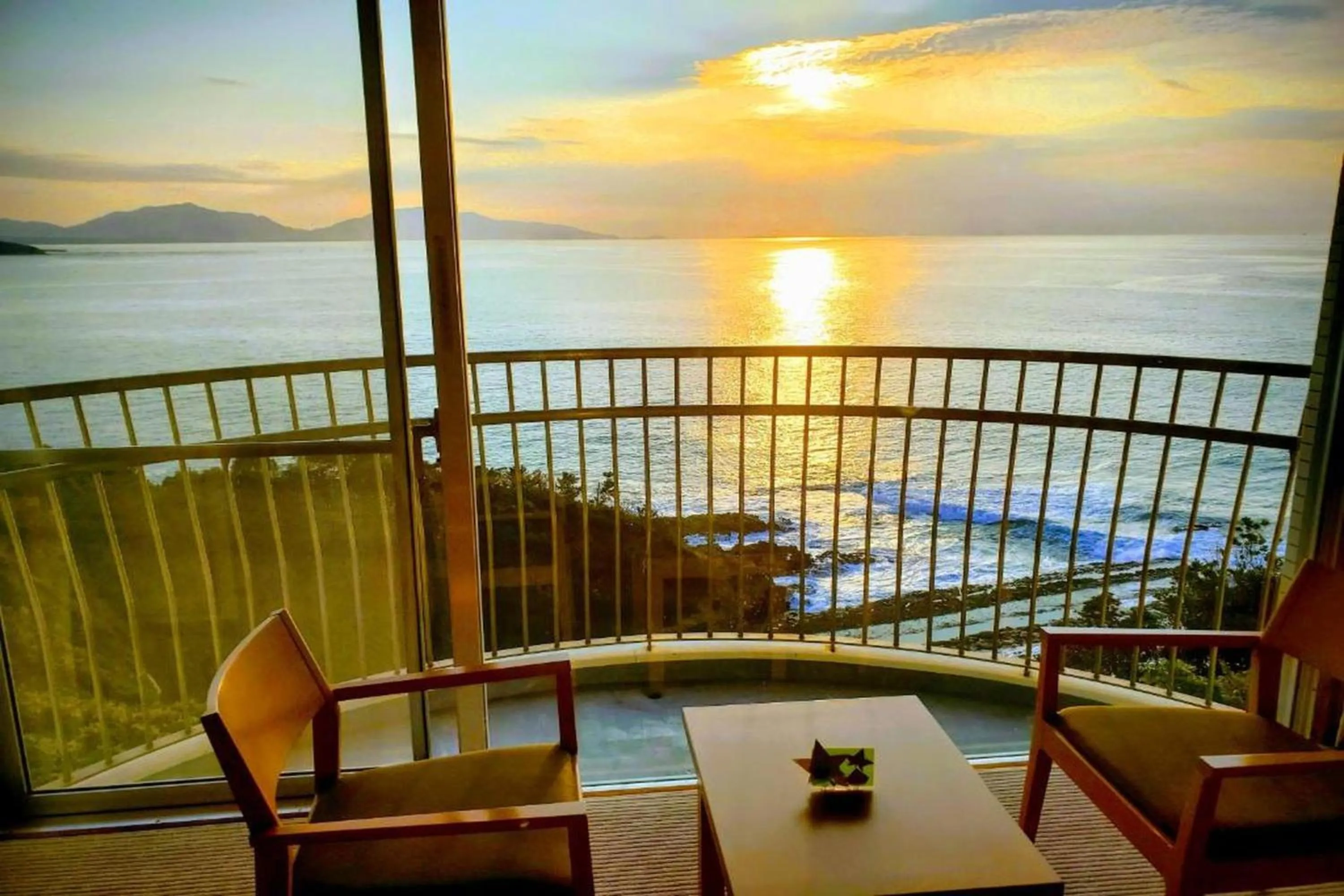 View (from property/room) in KAMENOI HOTEL Genkainada