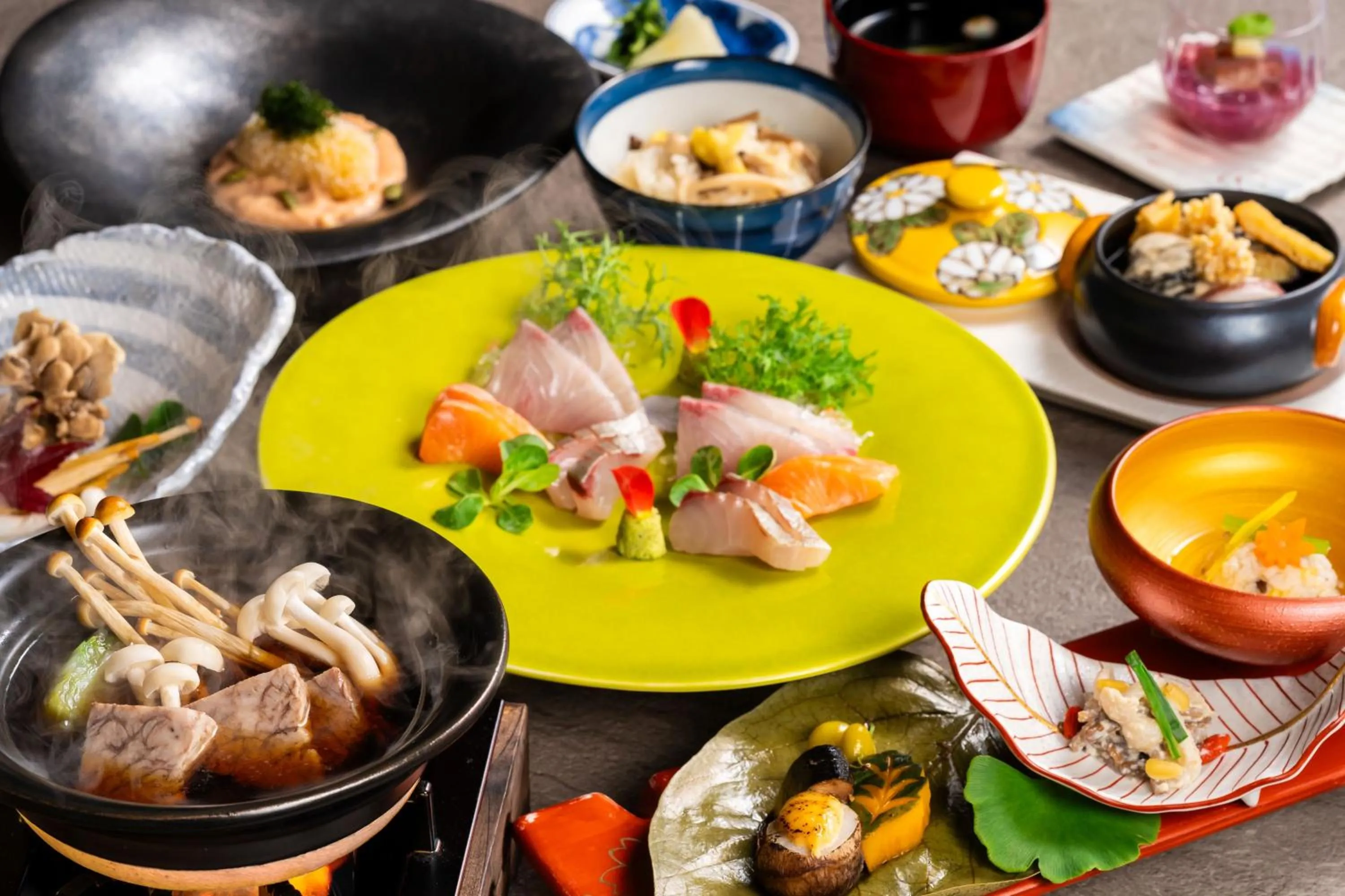 Dinner in KAMENOI HOTEL Genkainada