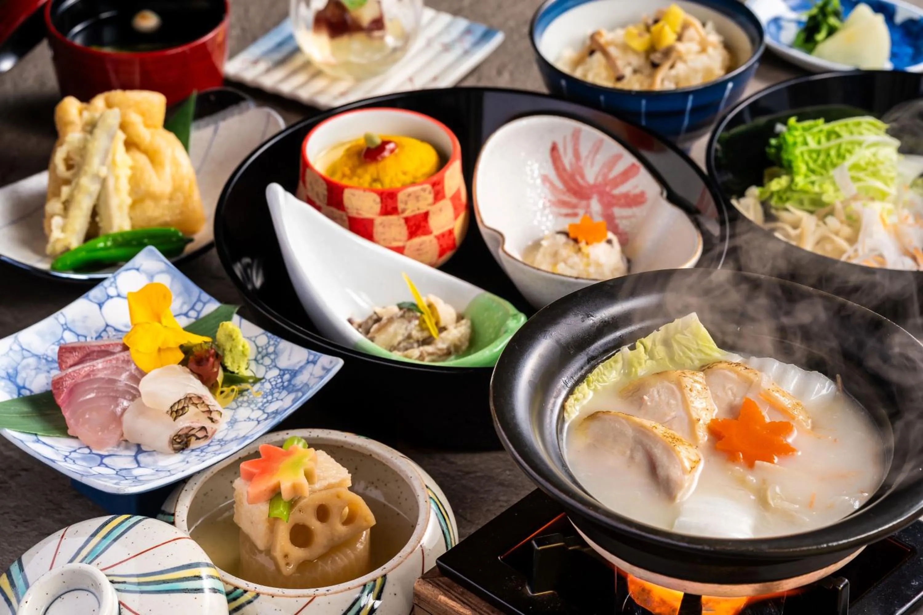 Dinner in KAMENOI HOTEL Genkainada