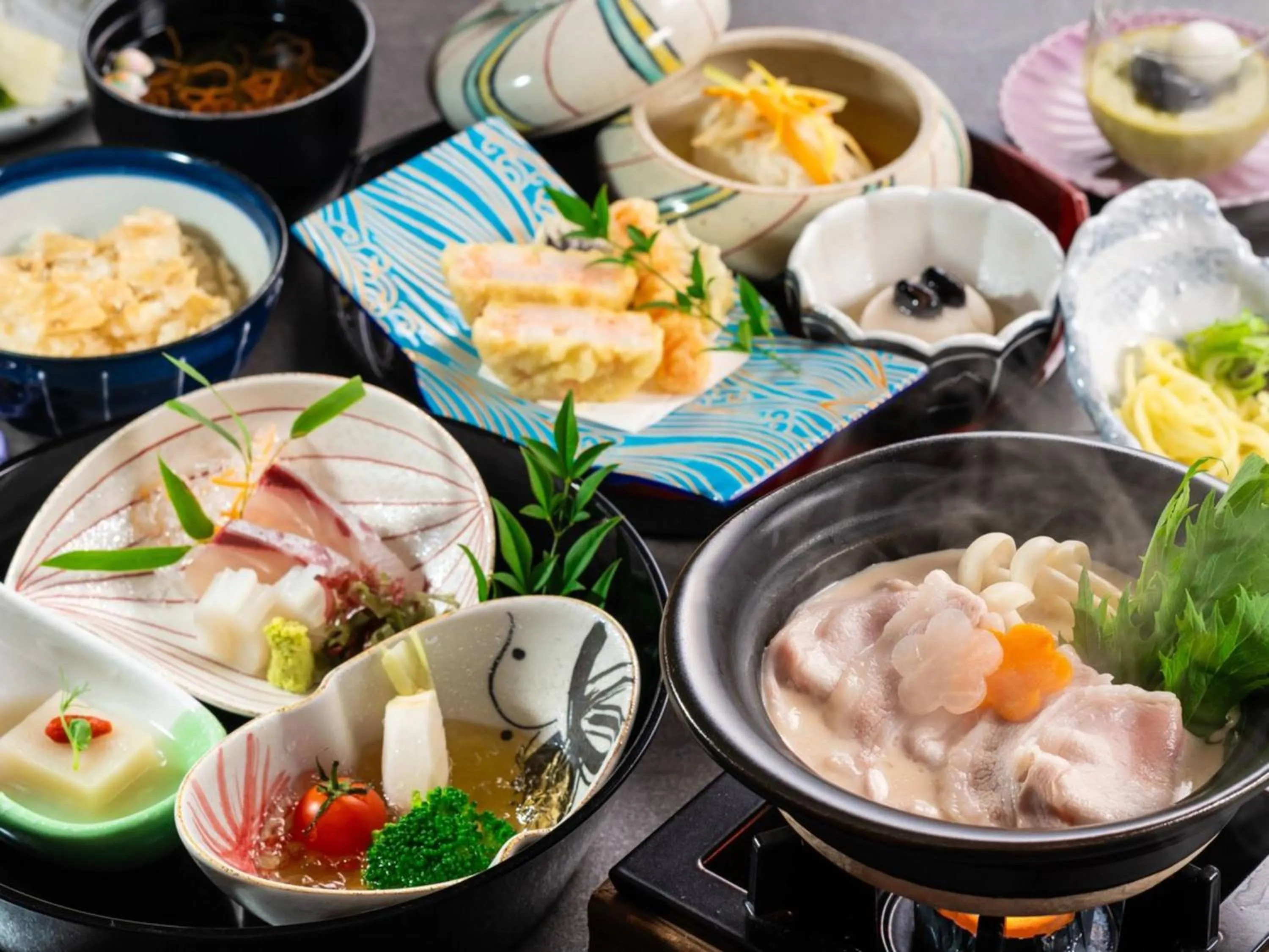 Dinner in KAMENOI HOTEL Genkainada