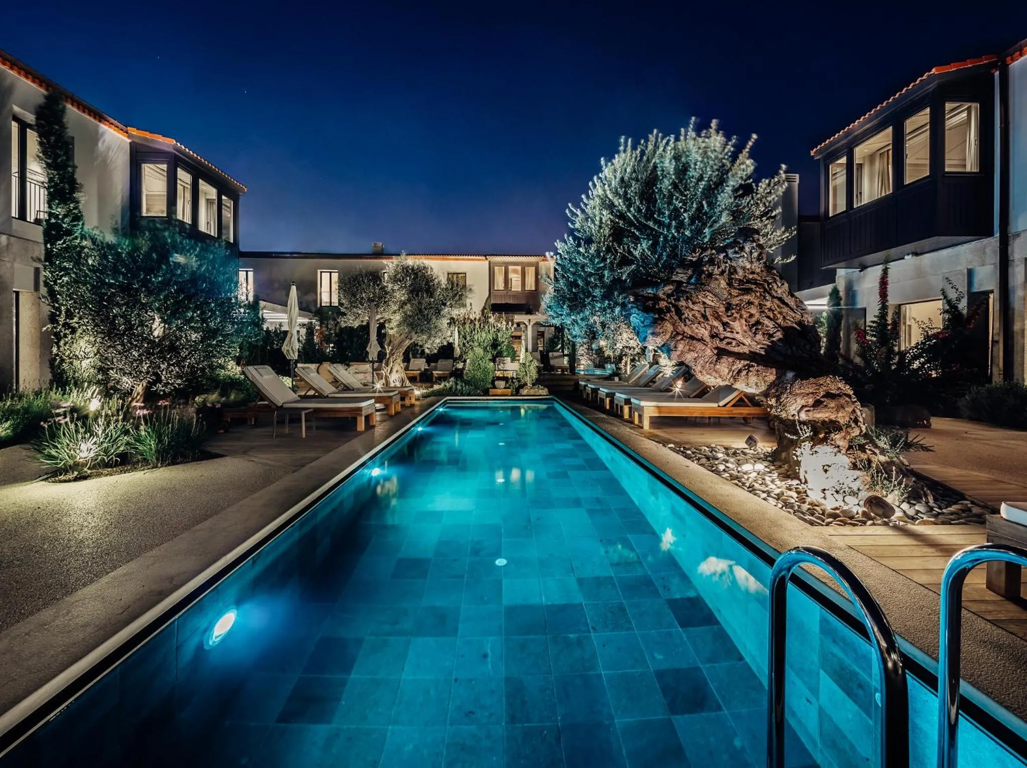 Pool view in Bernadet Alaçatı