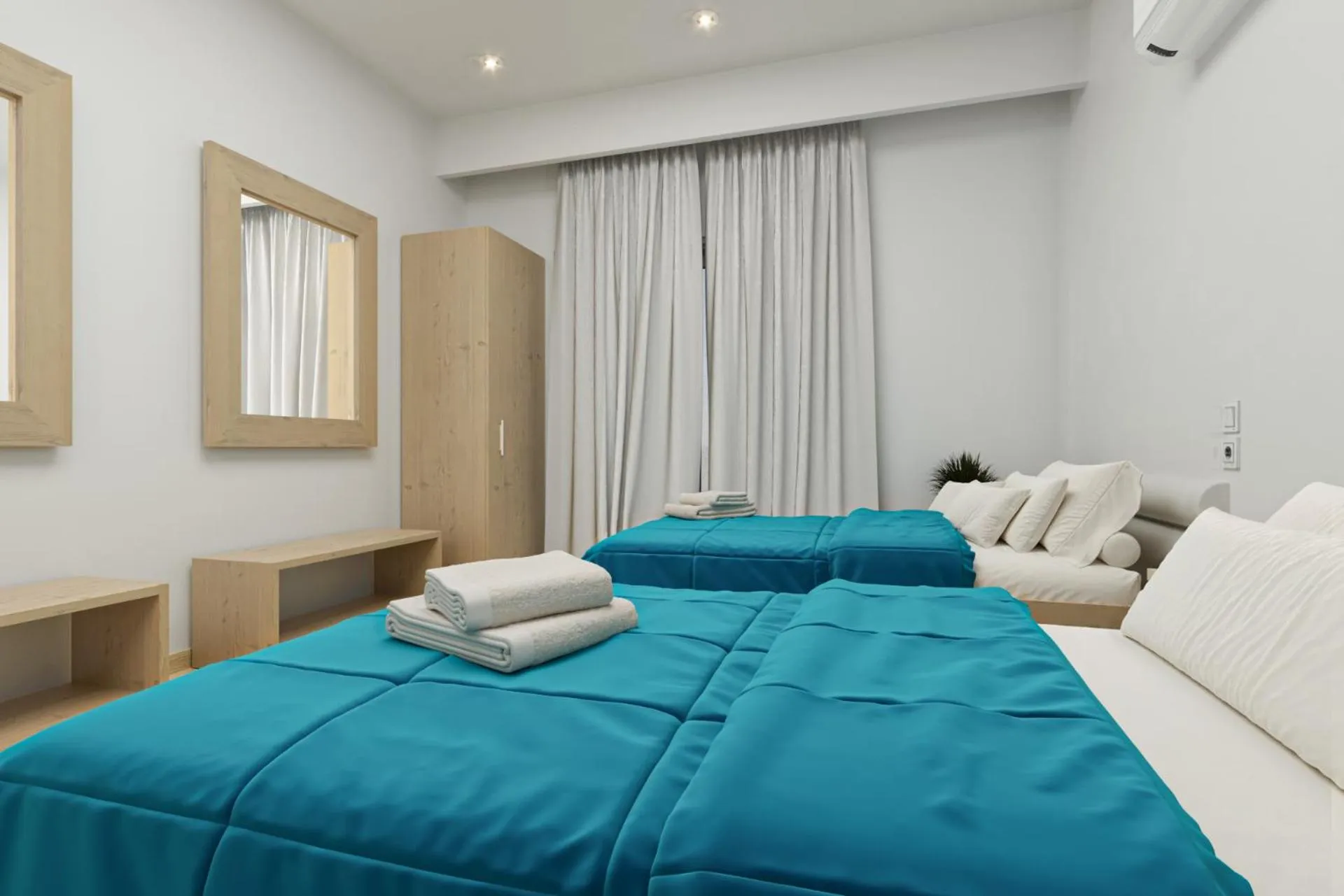 Bed in Caretta Paradise Resort & WaterPark