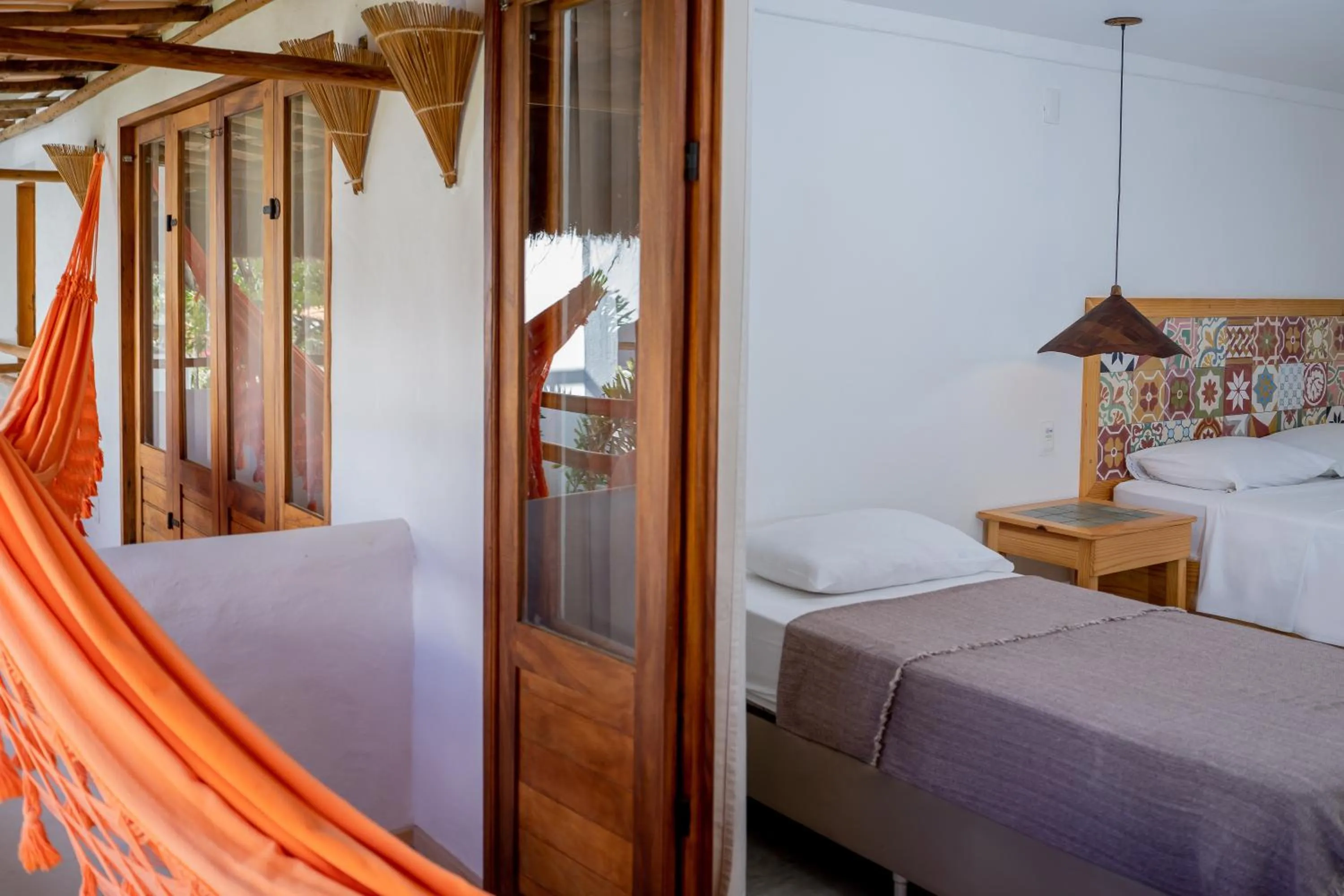 Bed in Pousada Chez Toi