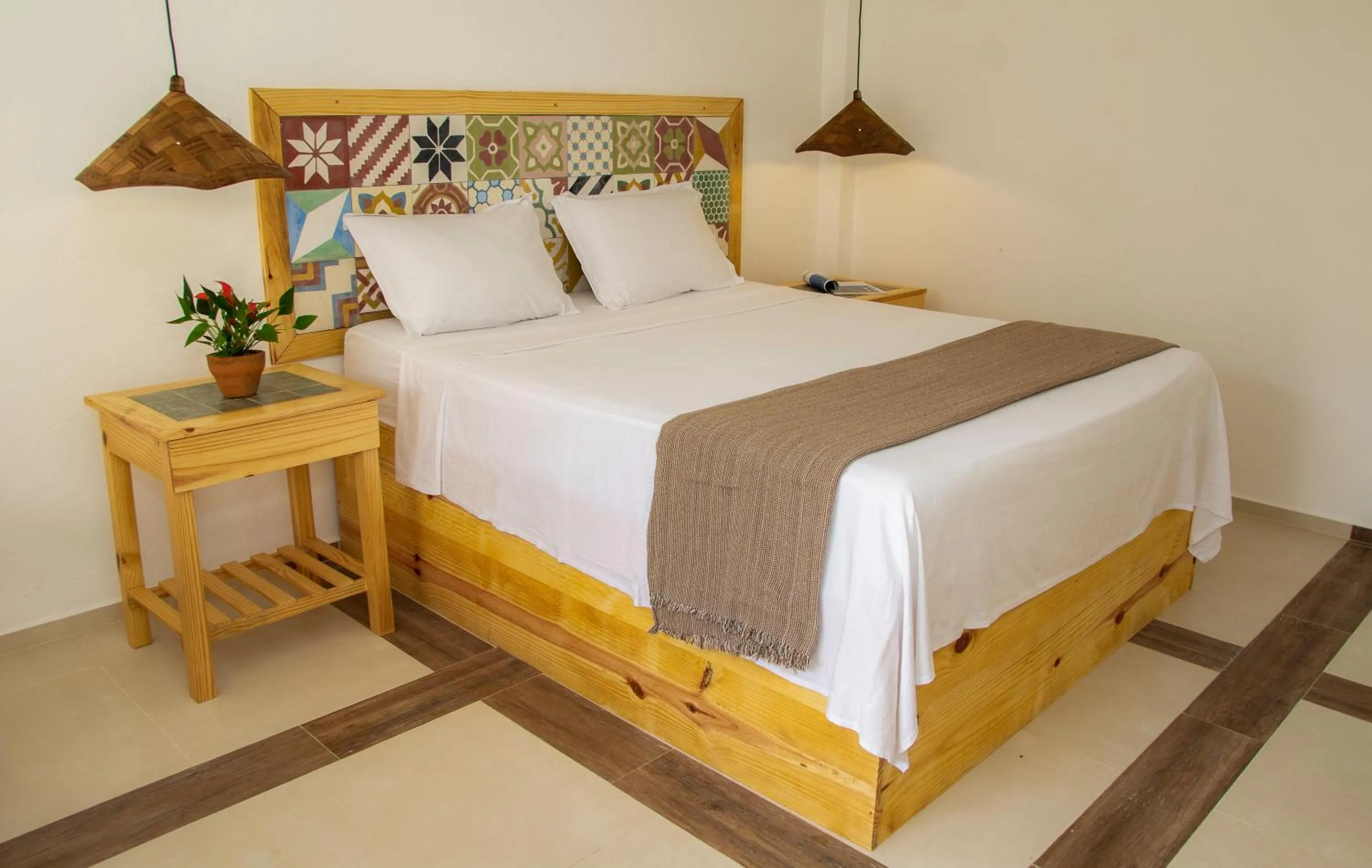 Bed in Pousada Chez Toi