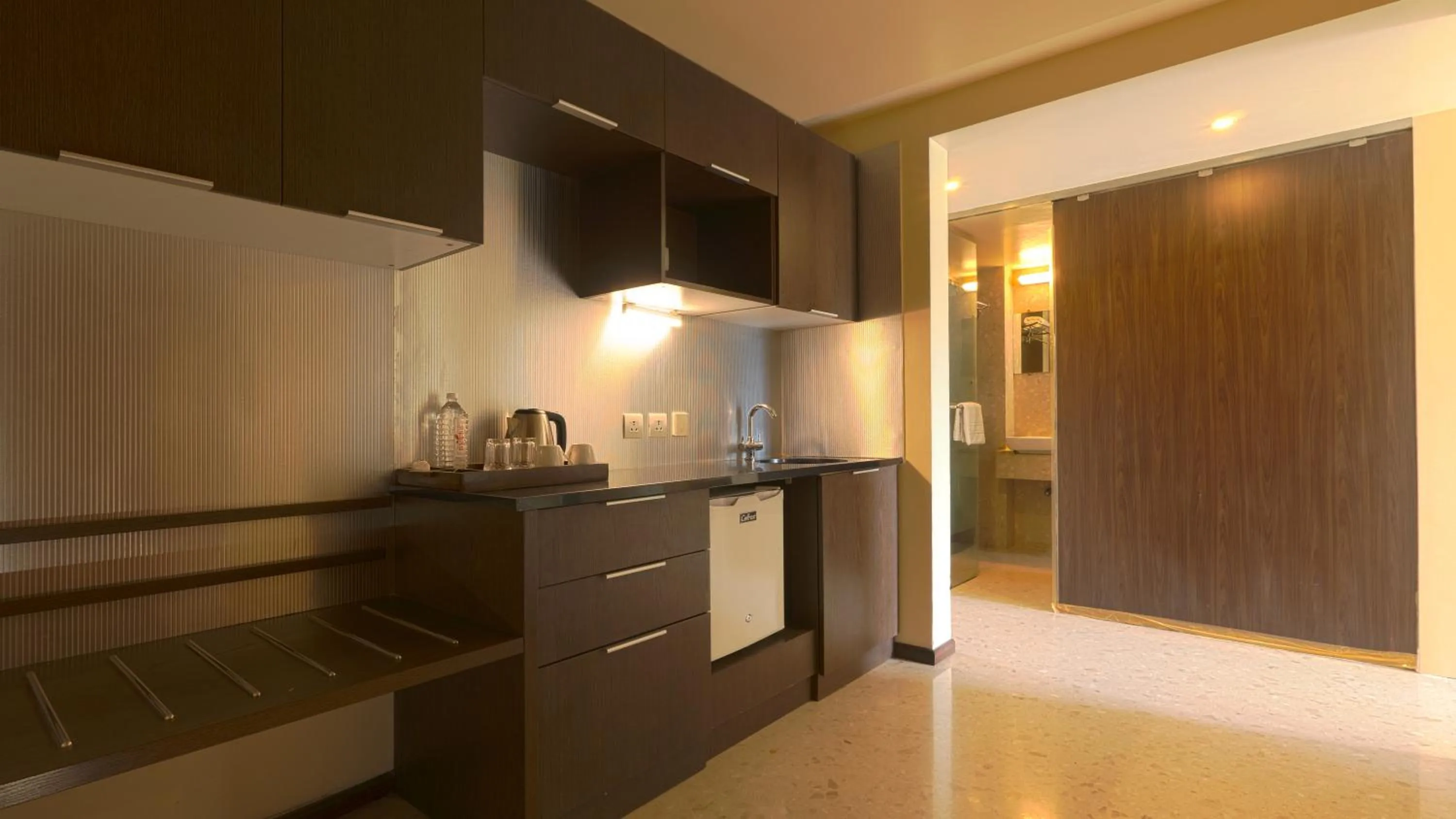 Kitchen or kitchenette in Magnus Star Residency Koregaon Park Annexe