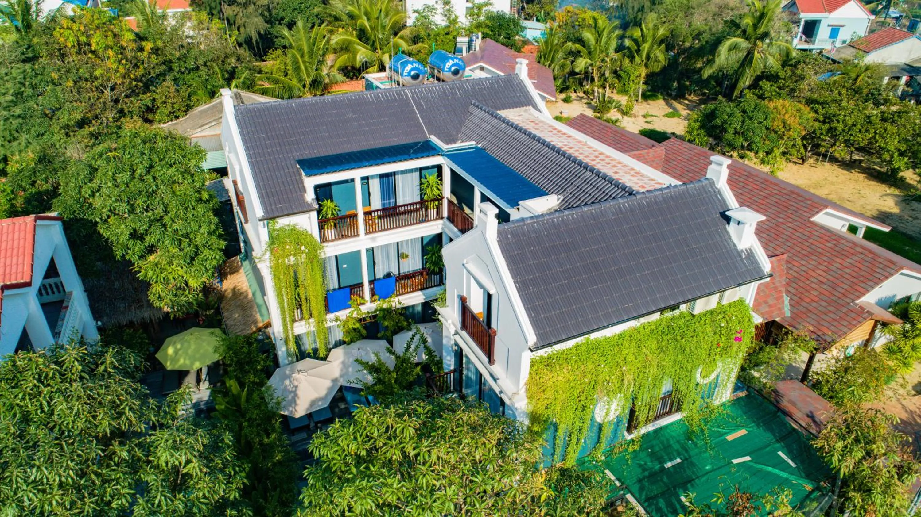 Bird's eye view in Daisy An Bang Villa
