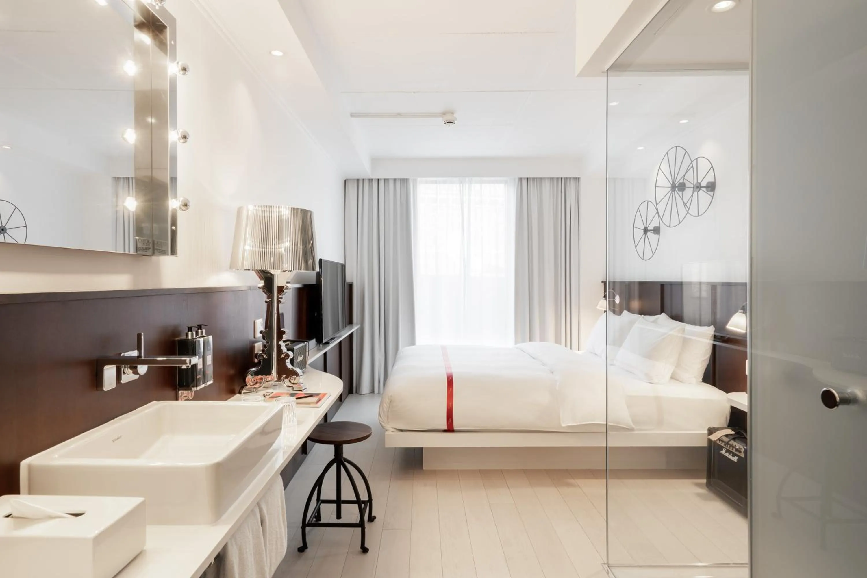 Photo of the whole room, Bed in Ruby Lucy Hotel London by IHG