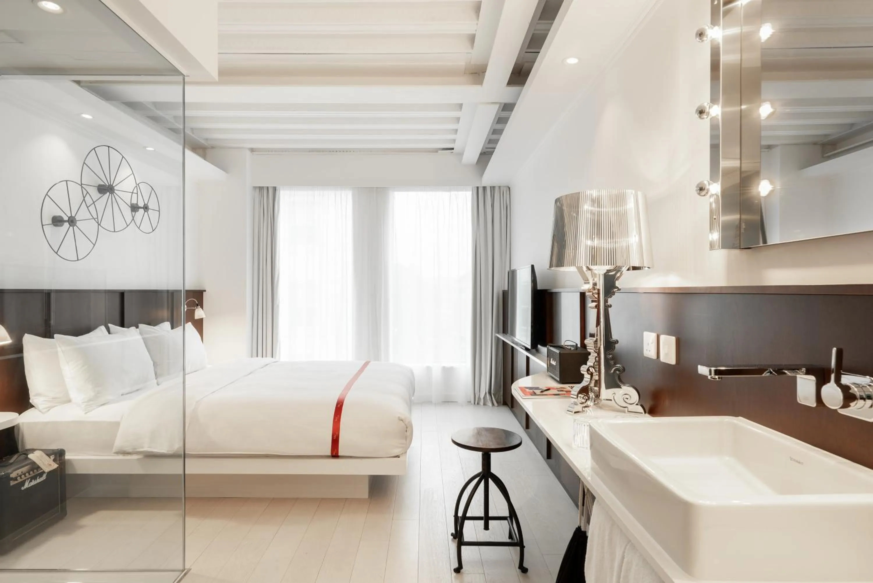 Photo of the whole room, Bed in Ruby Lucy Hotel London by IHG