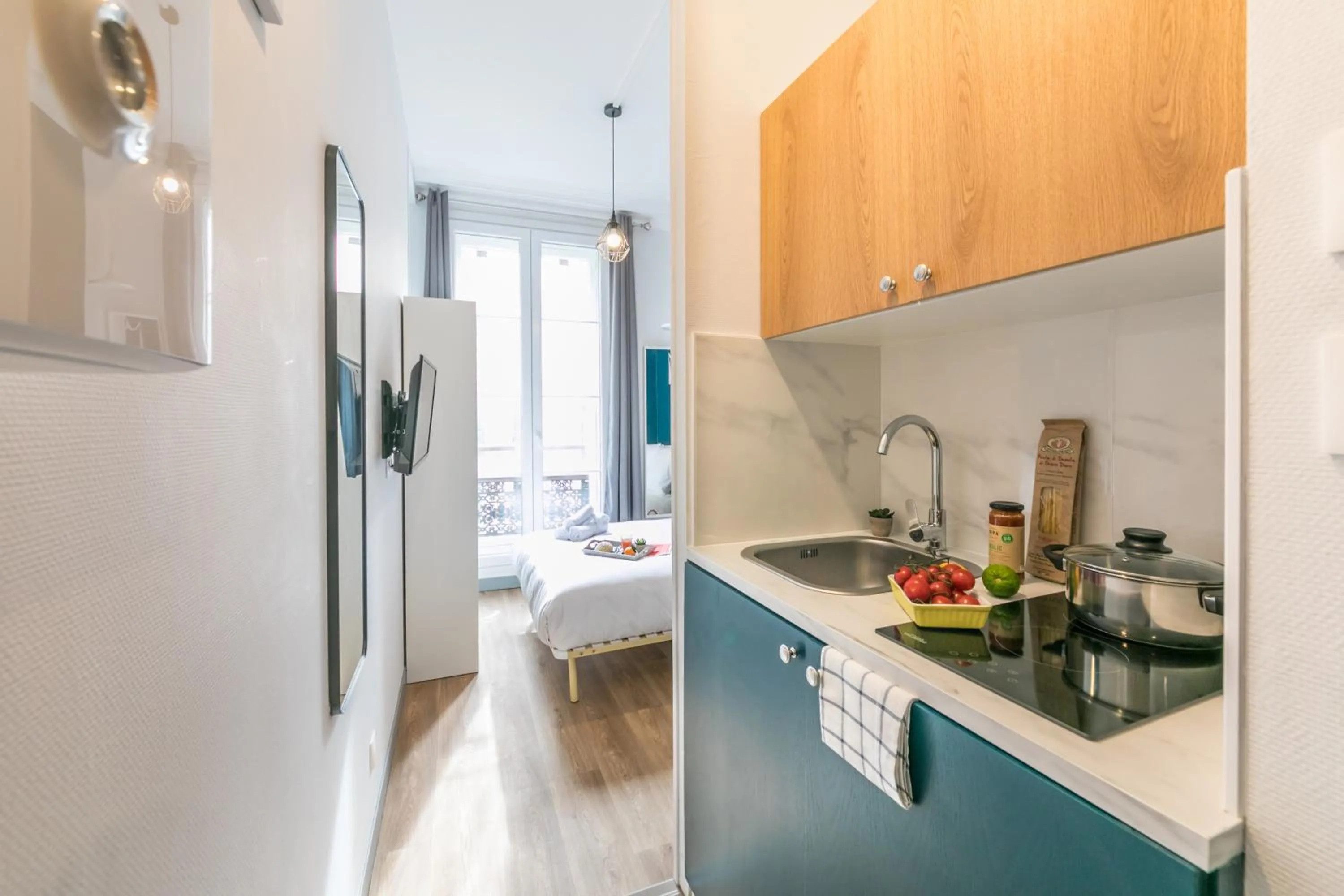 Kitchen or kitchenette, Bed in WS Louvre - Richelieu