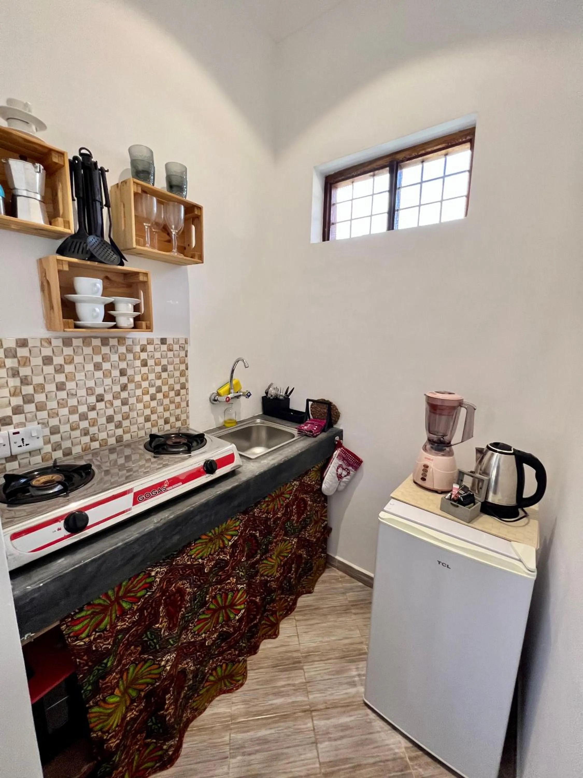 Kitchen or kitchenette in Gadea Boutique Hotel& Gadea Garden Italian Restaurant